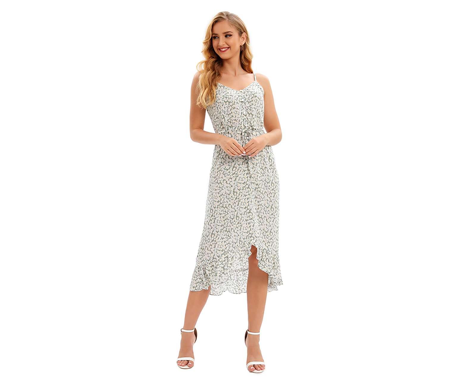 Foto 6 | Vestido 18 Forever Casual con Tirantes Estampado Floral