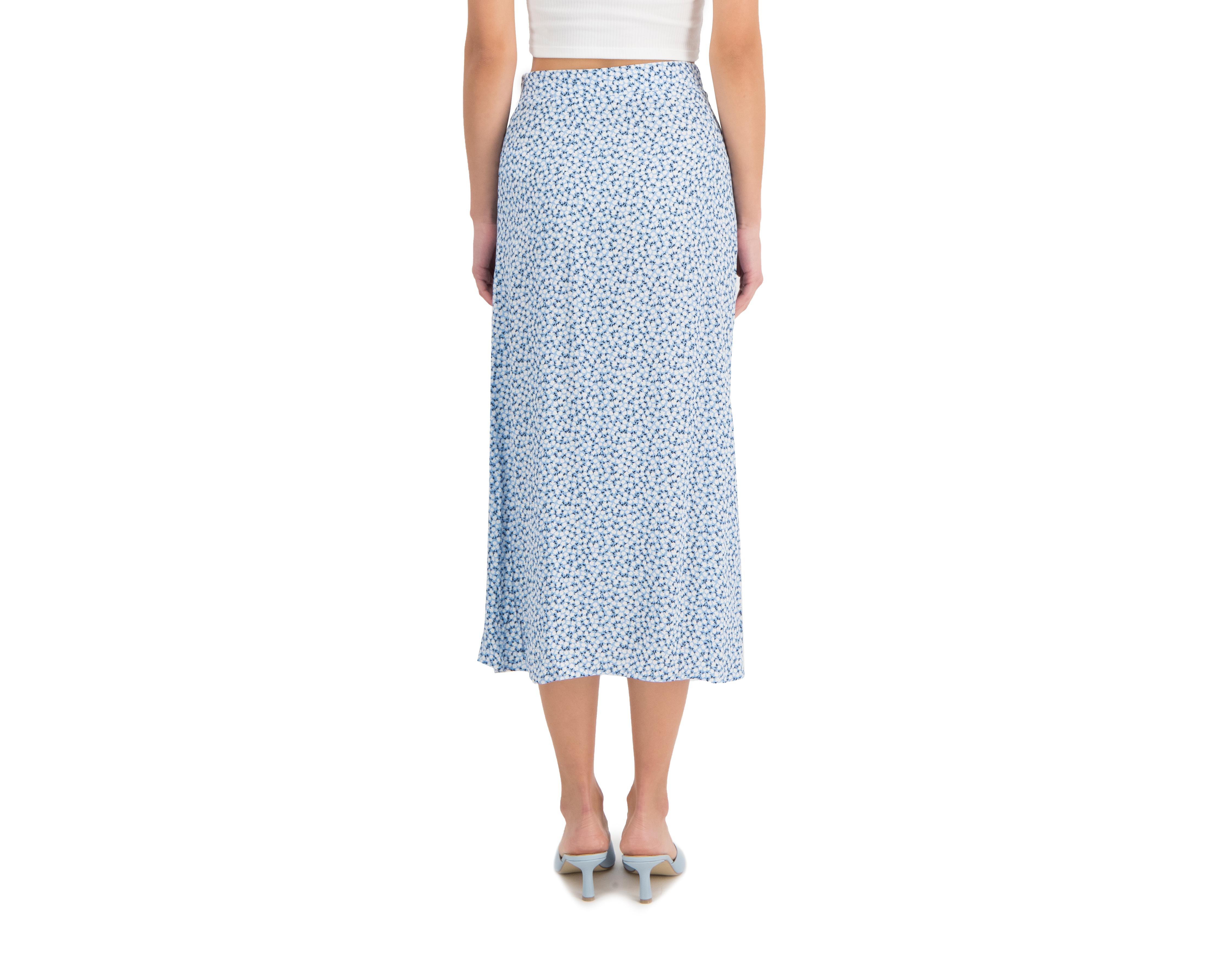 Foto 3 | Falda Midi 18 Forever con Abertura