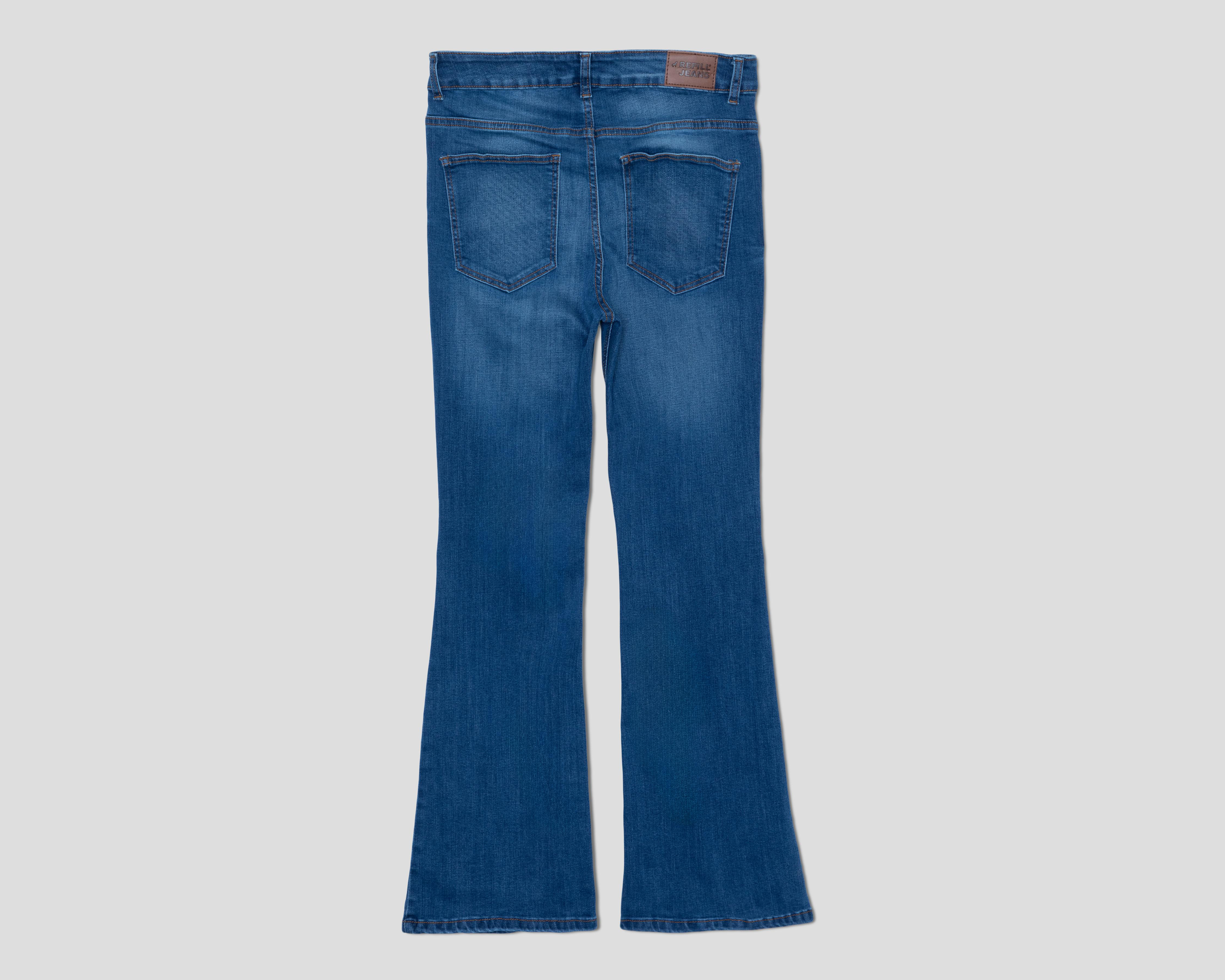 Foto 3 pulgar | Jeans Wide Leg Refill para Mujer