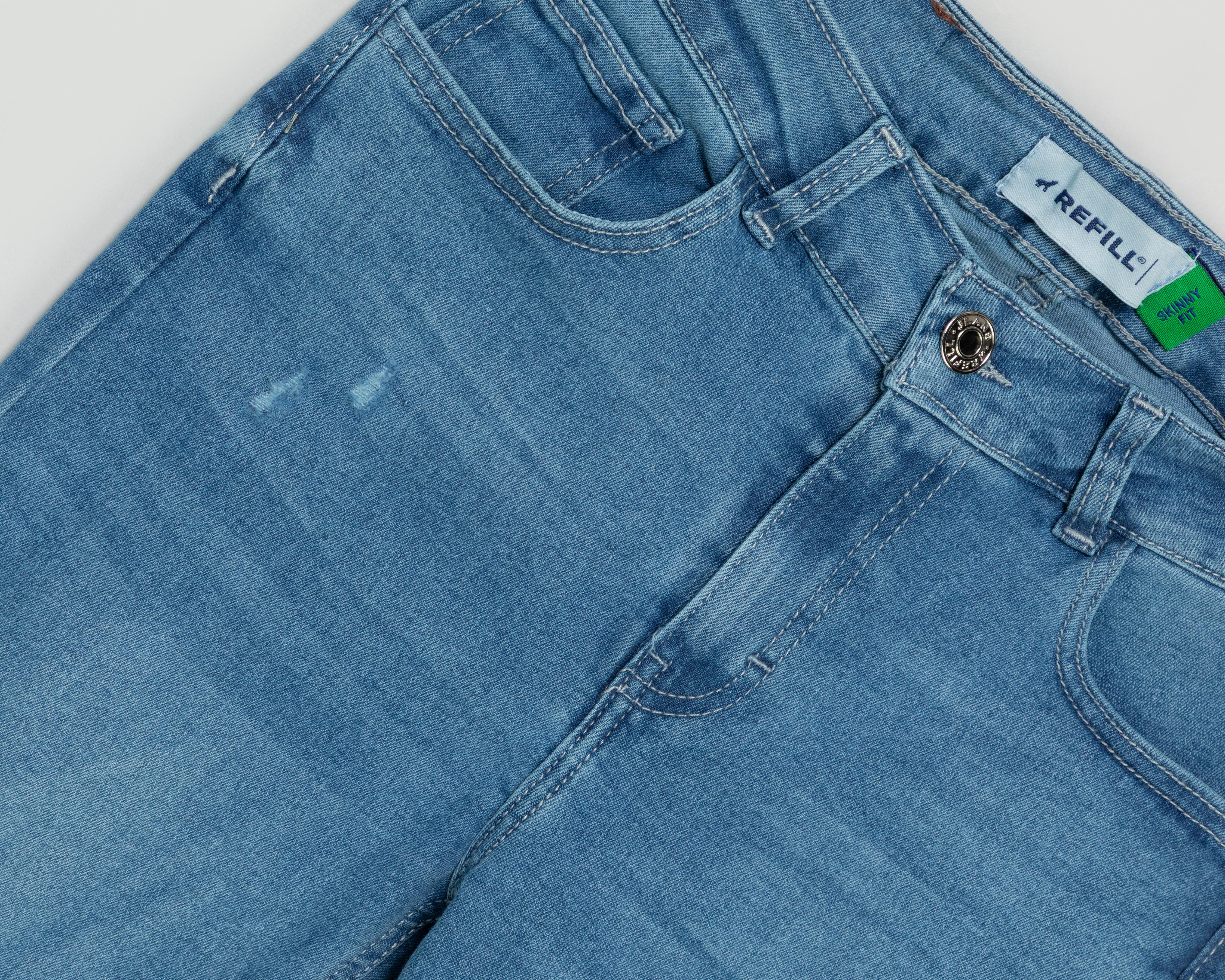 Foto 4 pulgar | Jeans Skinny Refill para Mujer