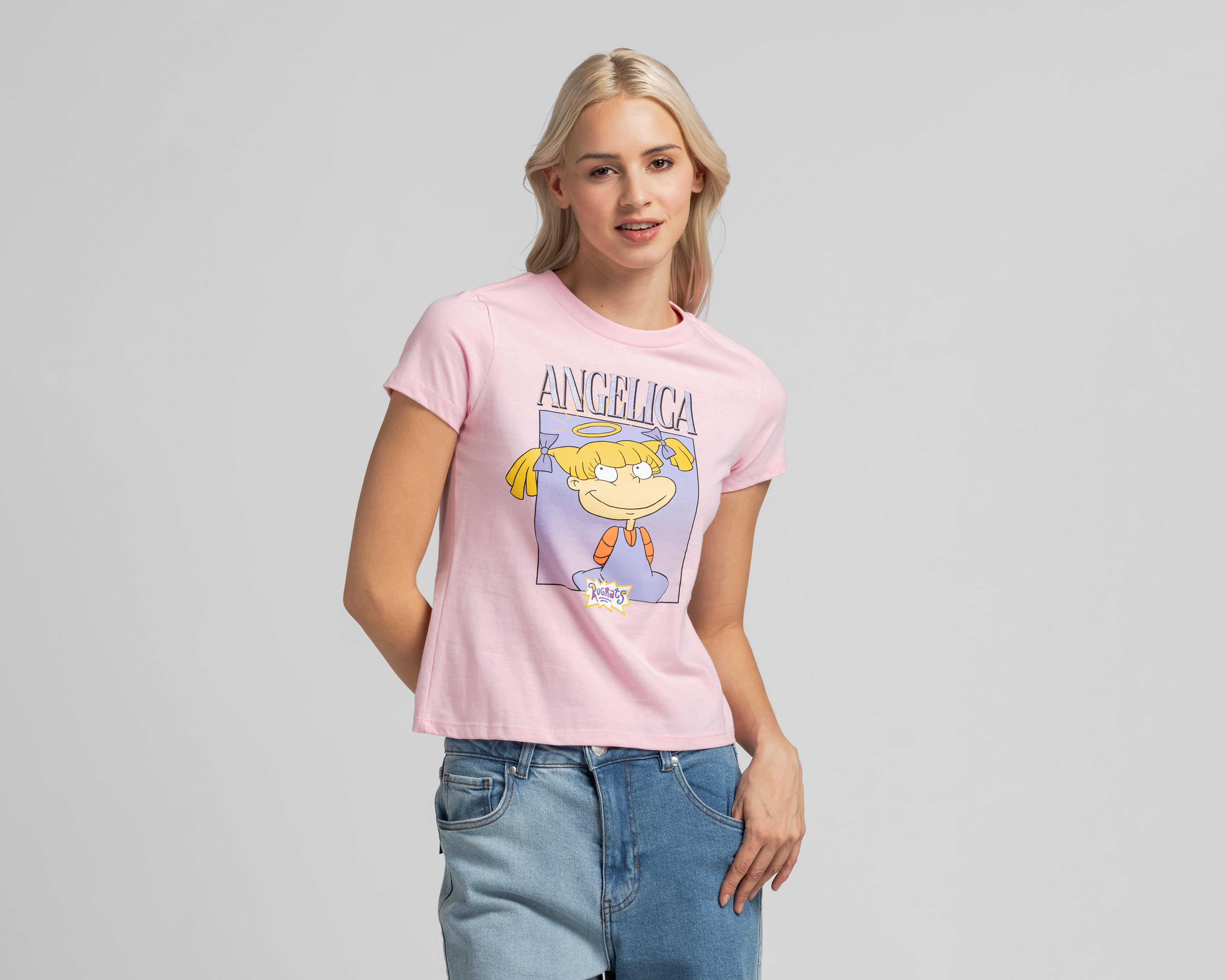 Foto 2 pulgar | Playera Rugrats Manga Corta para Mujer