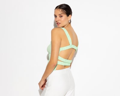 Foto 3 | Blusa Verde Jolie & Joy para Mujer