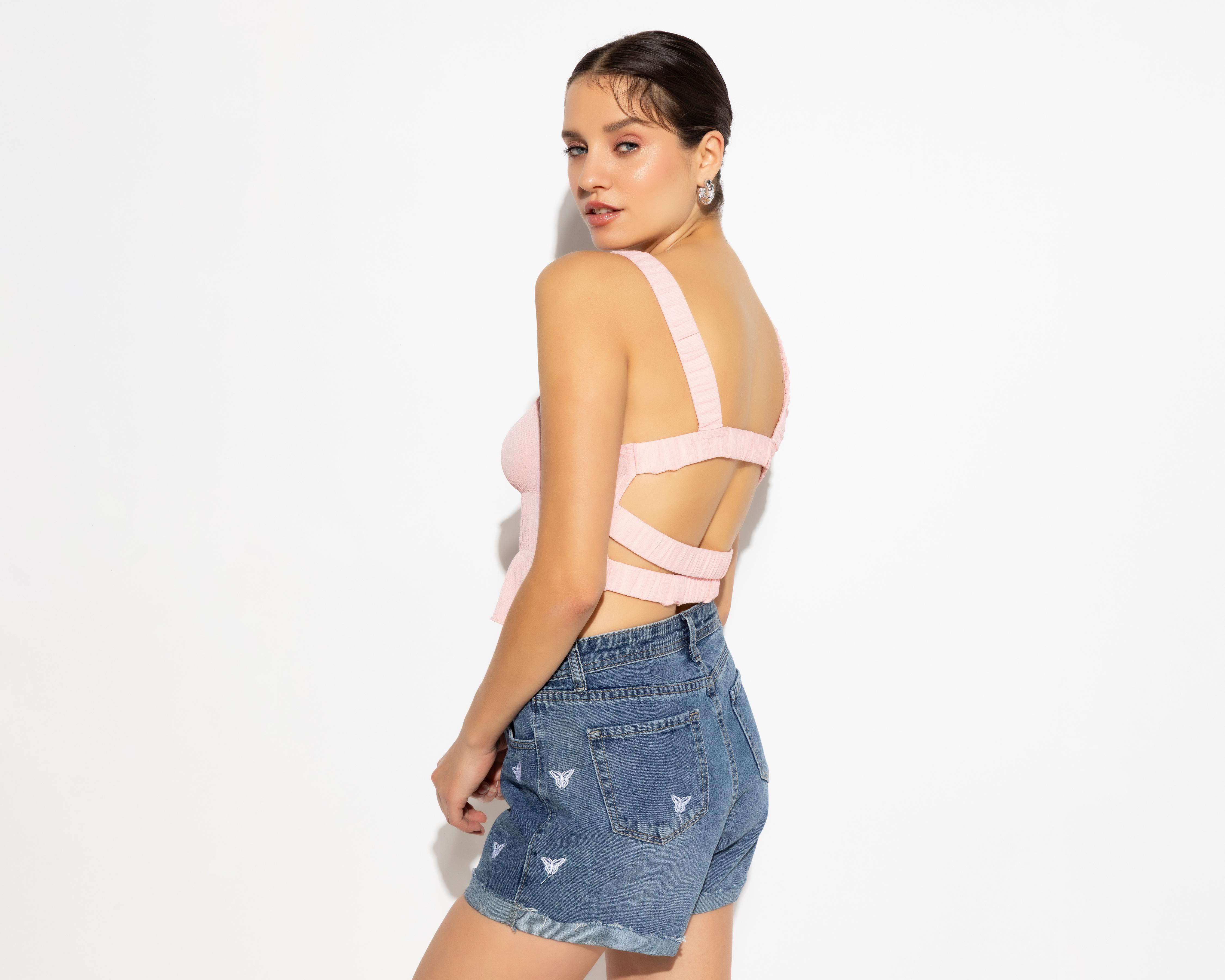 Foto 4 pulgar | Blusa Rosa Jolie & Joy para Mujer