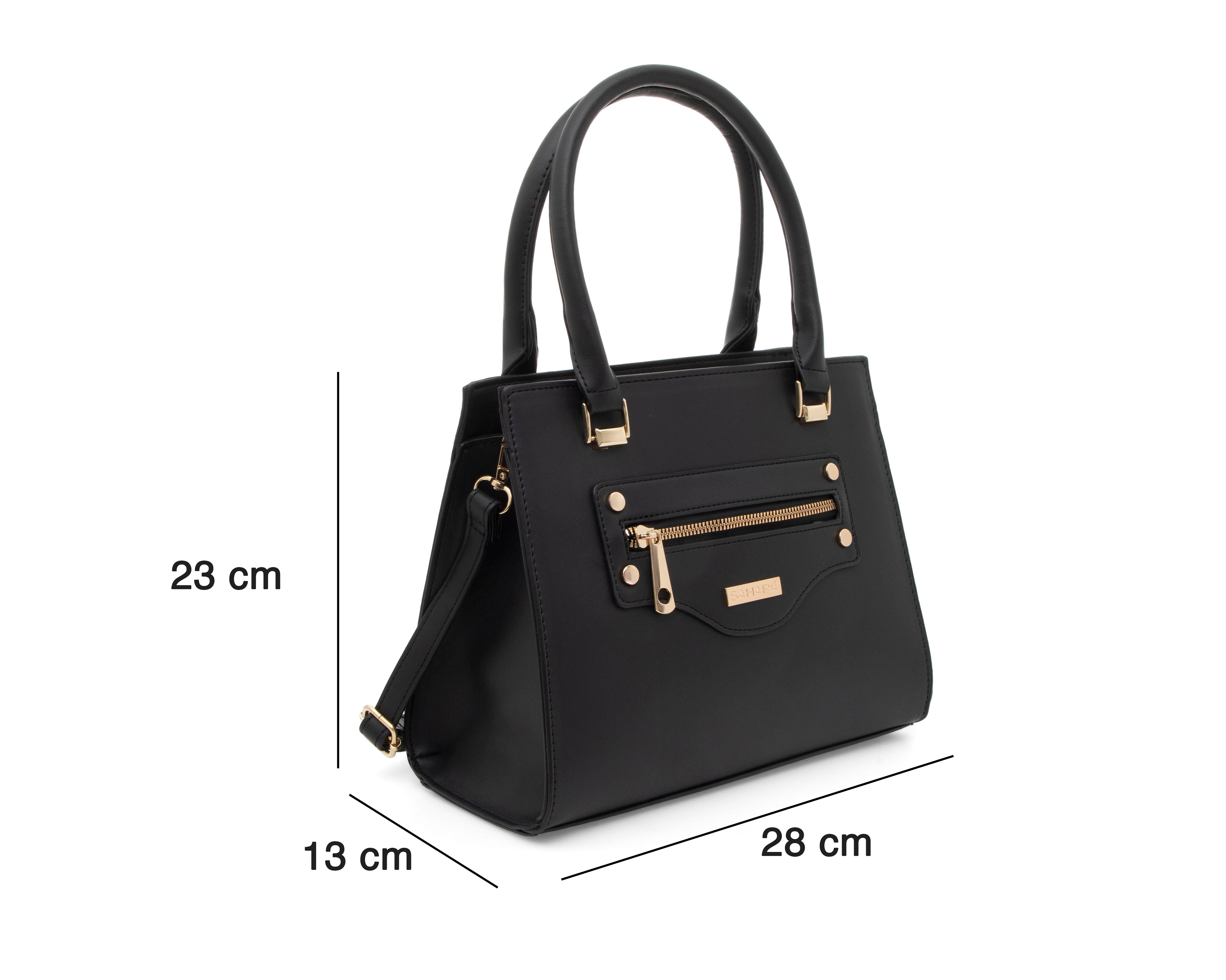 Foto 5 | Bolsa de Mano Sahara Negra
