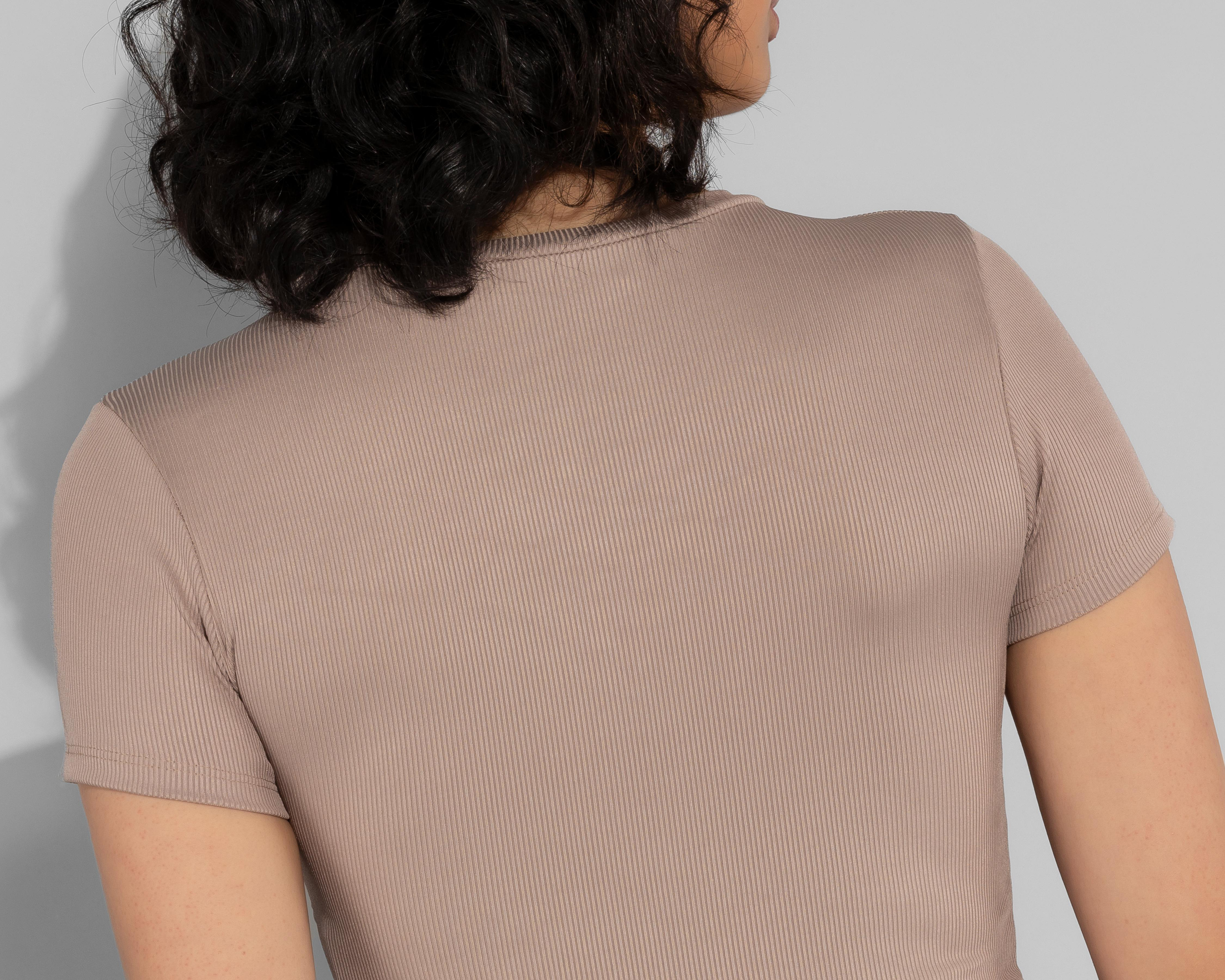 Foto 5 | Playera Thinner de Manga Corta Lisa