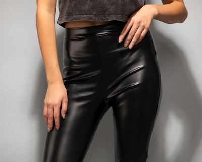 Foto 4 | Leggings Vinipiel Strona para Mujer