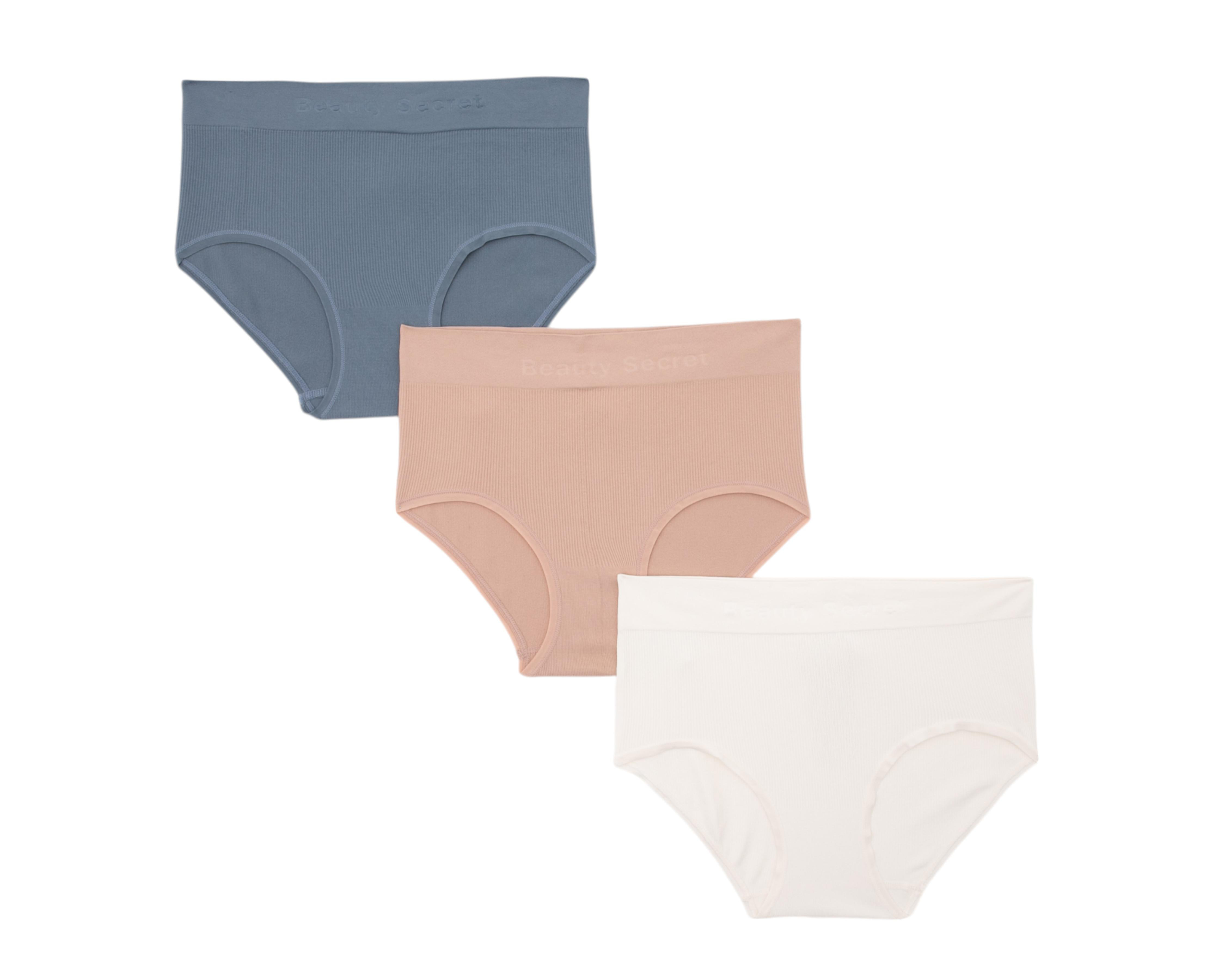 Foto 1 | Pantaleta Beauty Secret para Mujer 3 Piezas