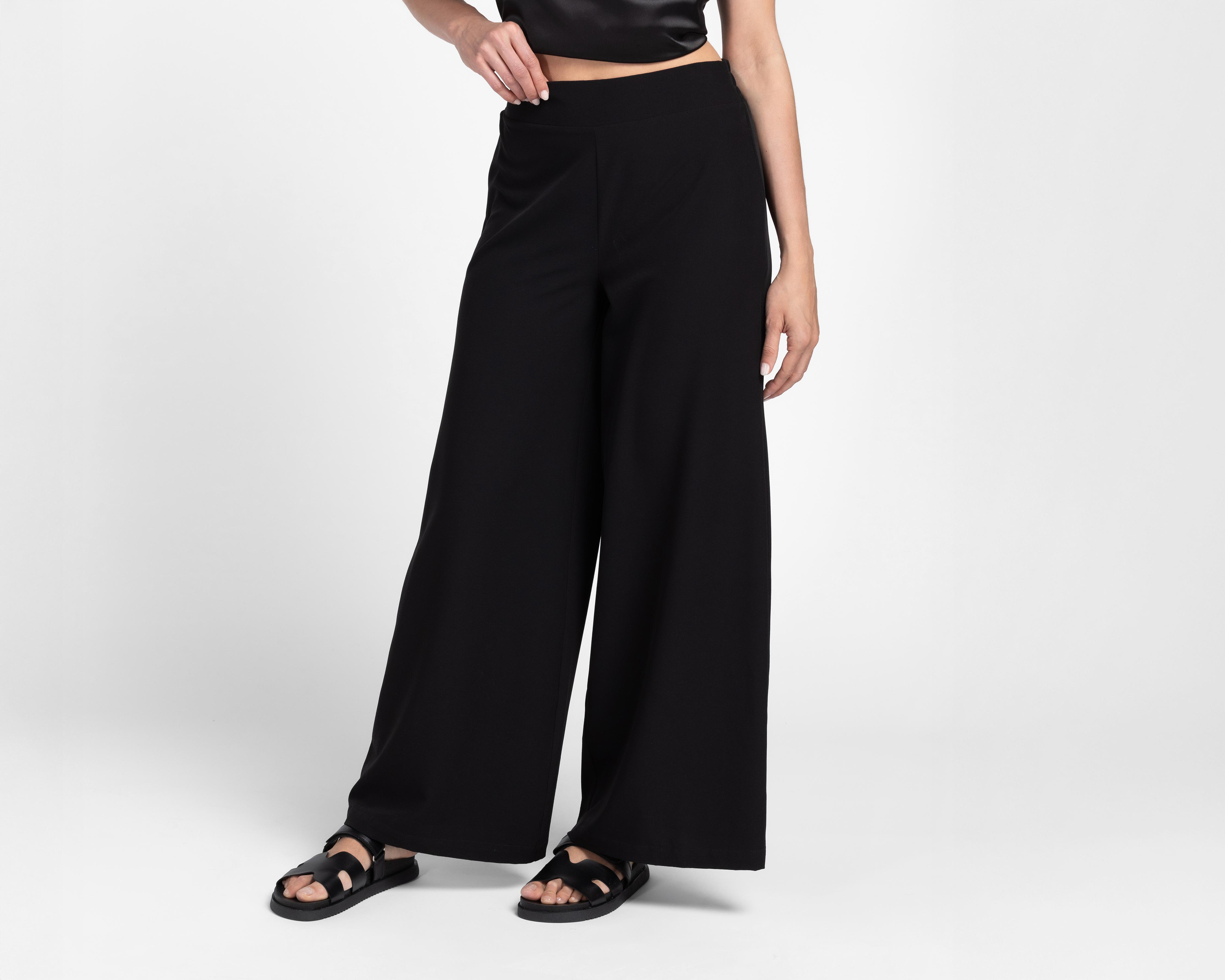 Foto 2 pulgar | Pantalón Ancho Sahara con Cintura Elástico para Mujer
