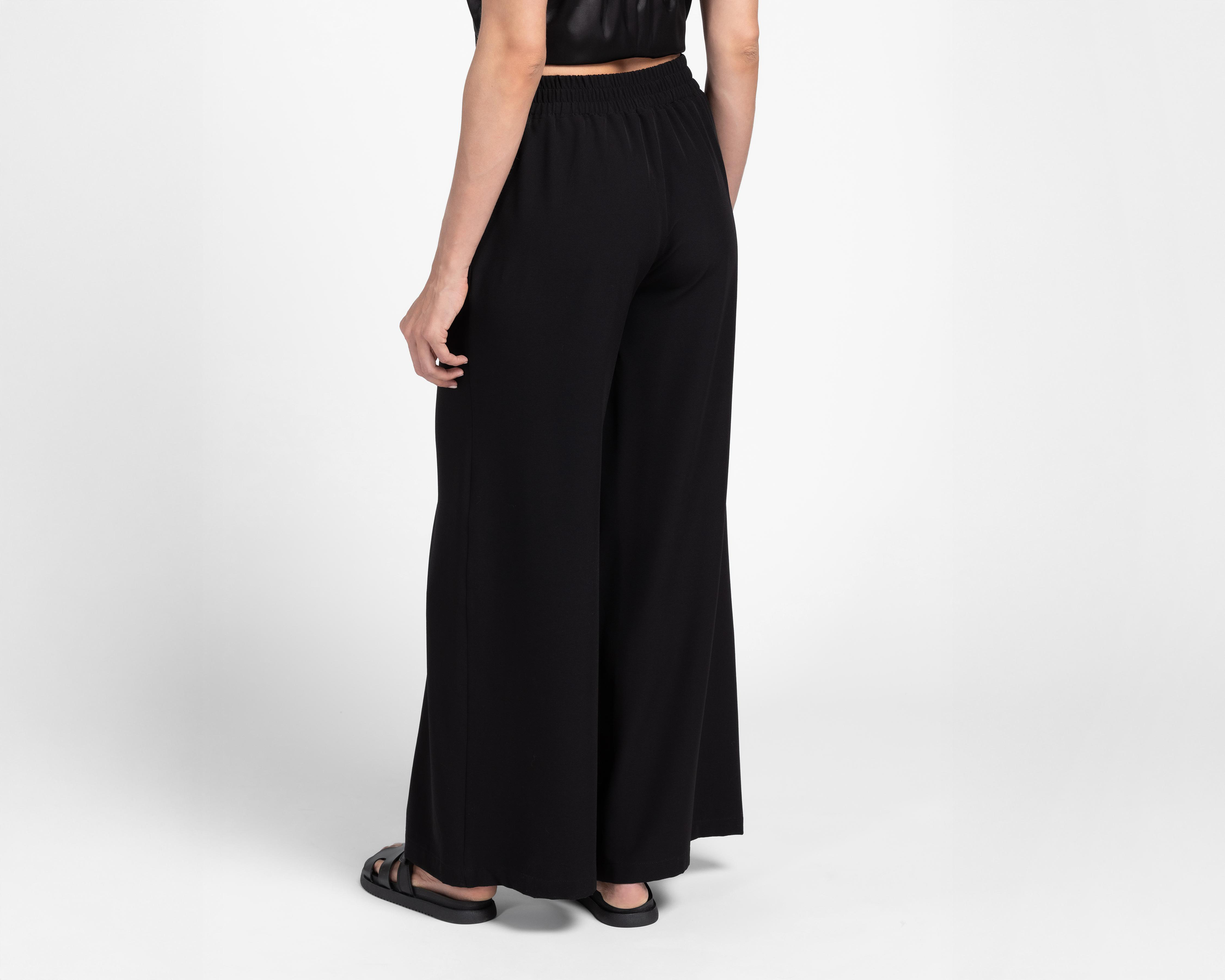 Foto 4 pulgar | Pantalón Ancho Sahara con Cintura Elástico para Mujer