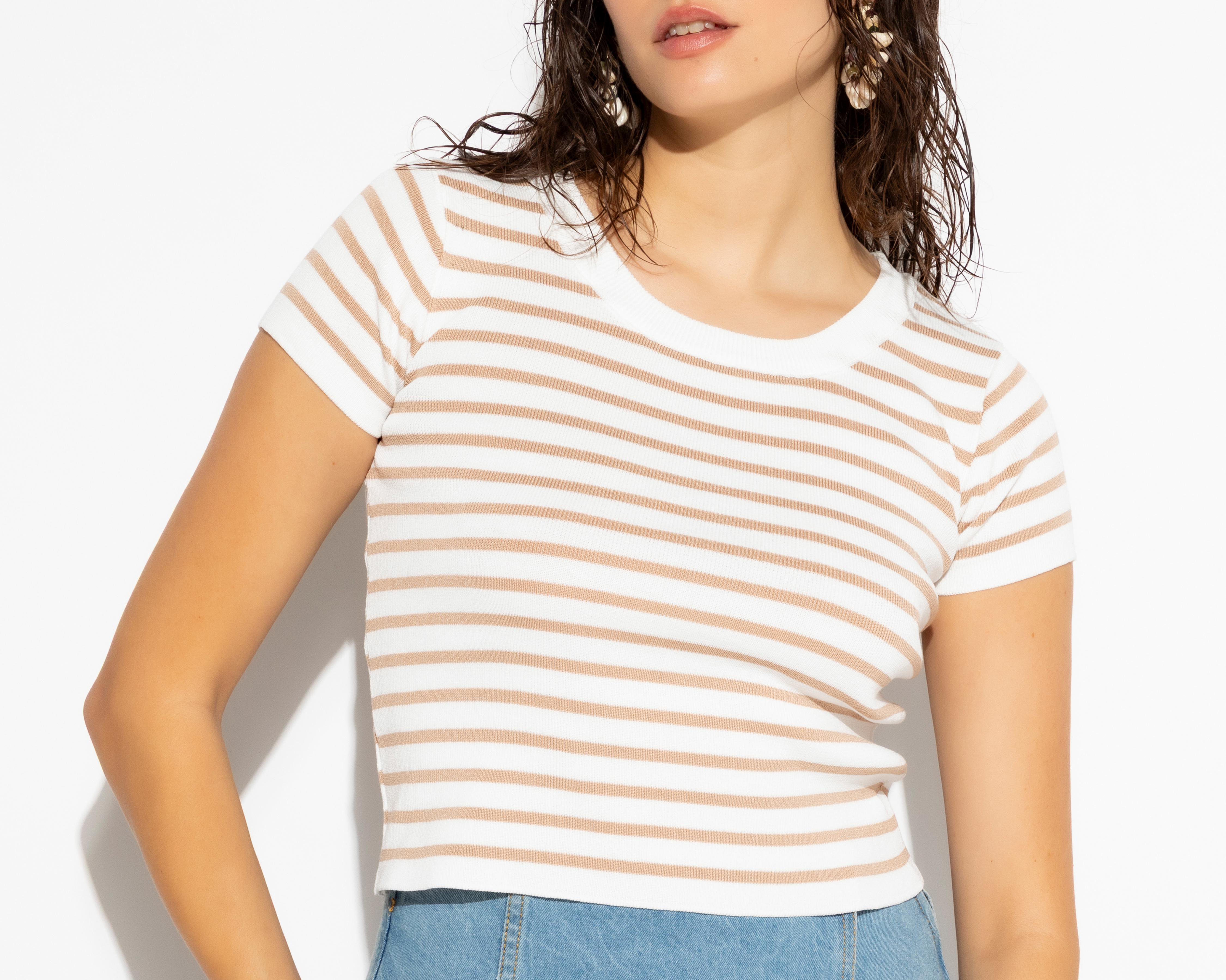 Foto 4 | Playera Manga Corta Strona Juvenil