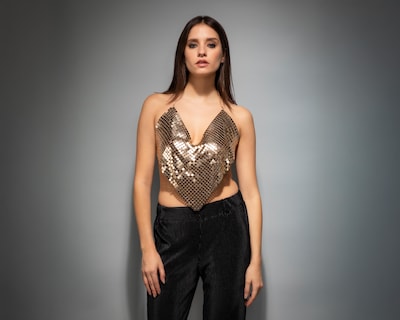 Foto 2 | Crop Top Metálico Strona Juvenil
