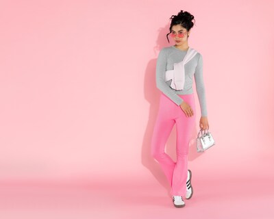 Foto 2 | Leggings Thinner Rosa Acampanado