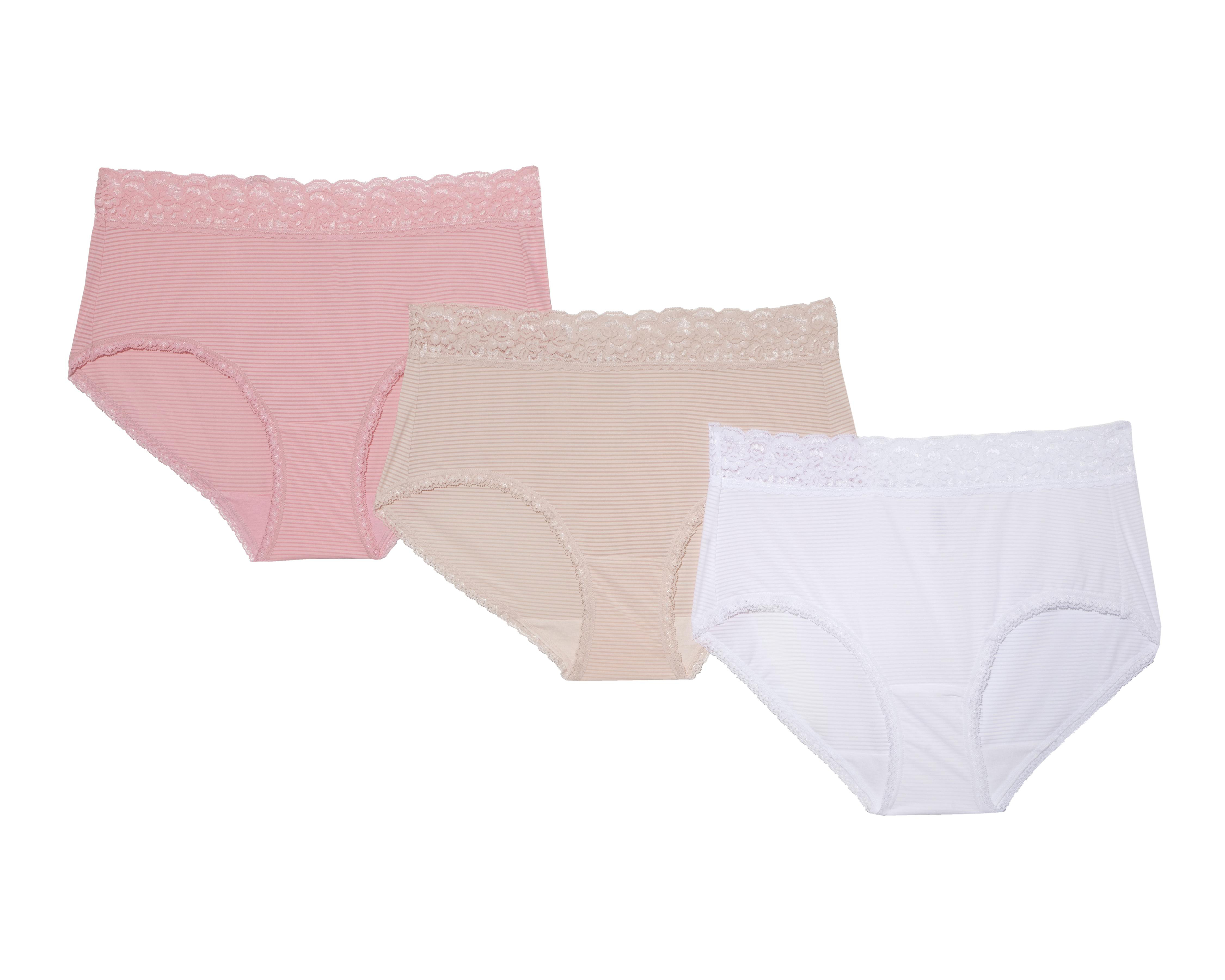 Foto 2 pulgar | Pantaleta con Encaje Beauty Secret para Mujer 3 Piezas