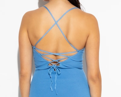 Foto 5 | Vestido Casual Strona Azul con Tirantes Juvenil