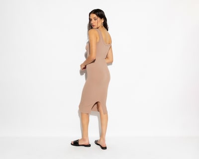 Foto 3 | Vestido Casual Strona Beige sin Mangas Juvenil