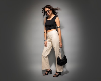 Foto 1 | Pantalón Ancho Strona Beige Juvenil
