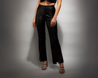 Foto 2 | Pantalón Ancho Strona Negro Juvenil