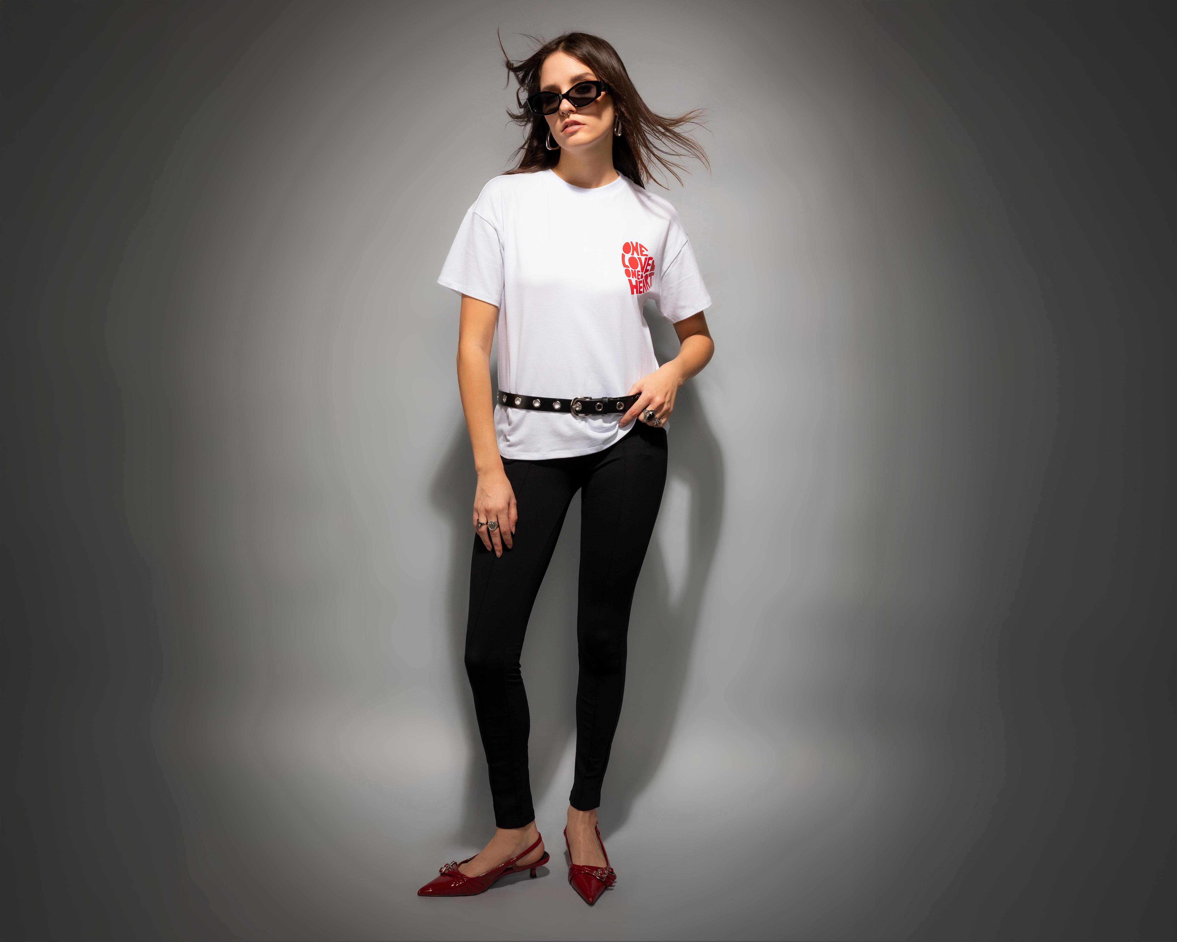 Foto 2 pulgar | Leggings Negros Strona para Mujer