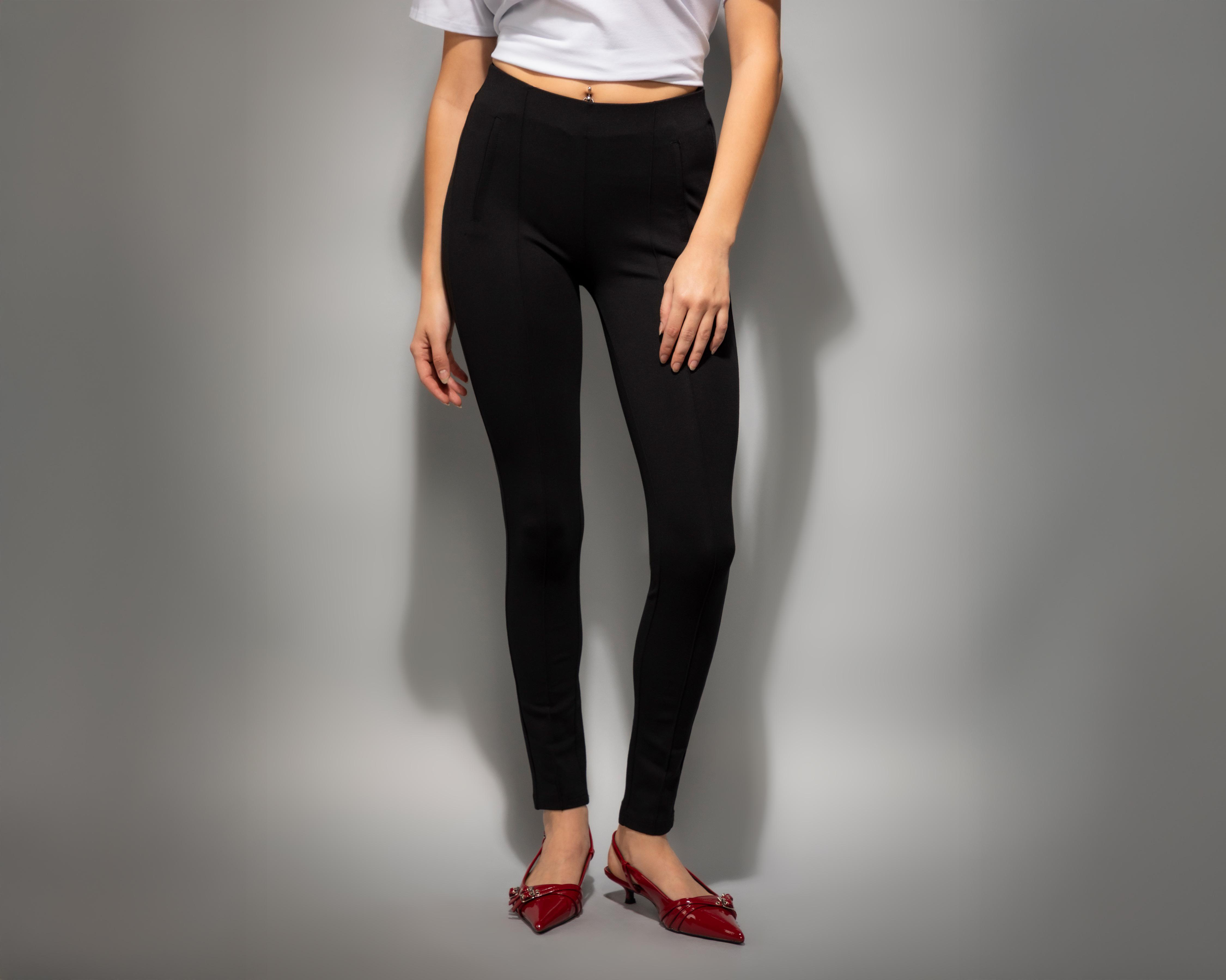 Foto 3 pulgar | Leggings Negros Strona para Mujer
