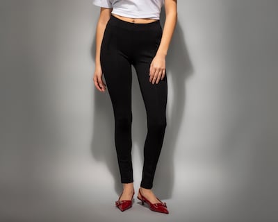 Foto 2 | Leggings Negros Strona para Mujer