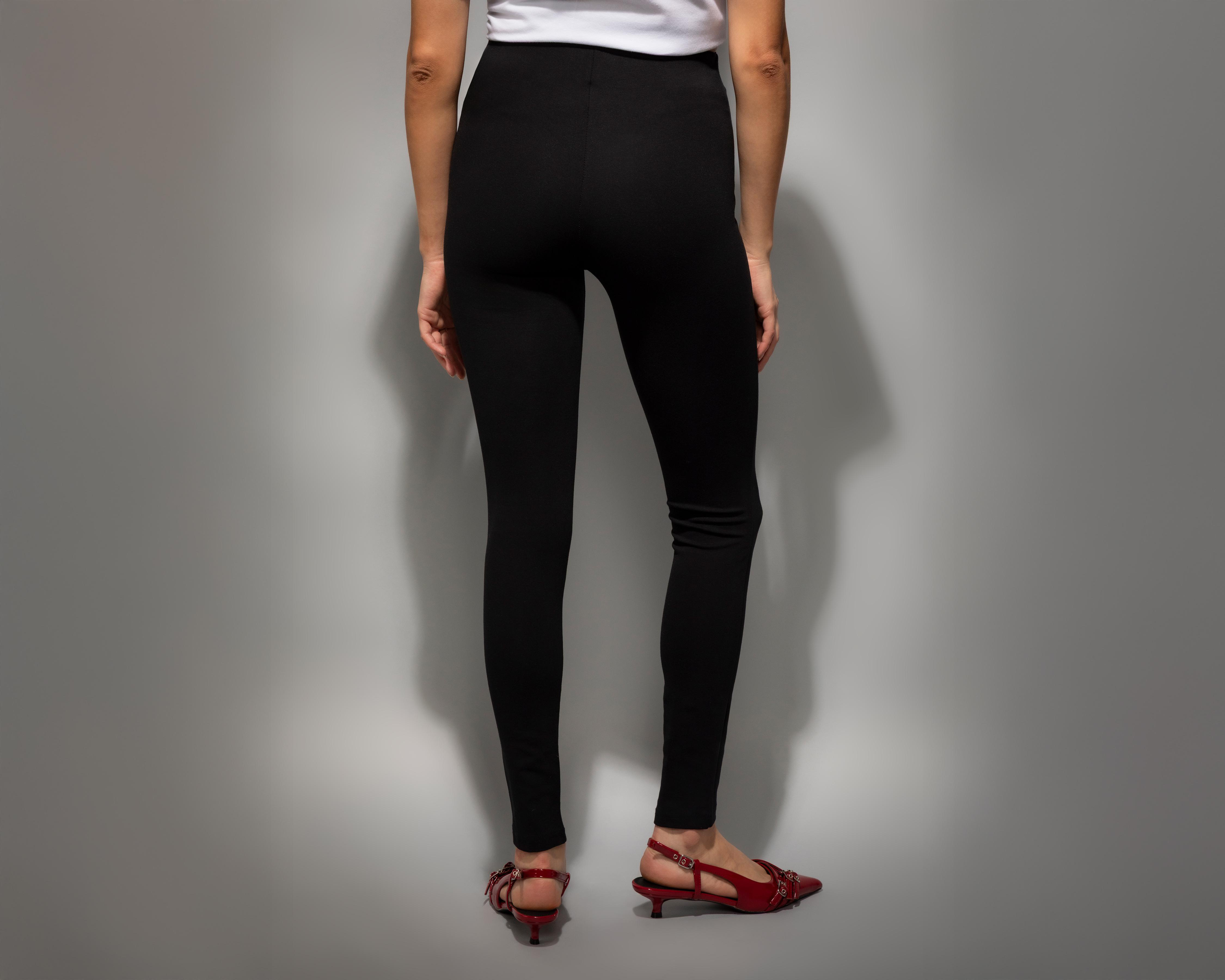 Foto 3 | Leggings Negros Strona para Mujer
