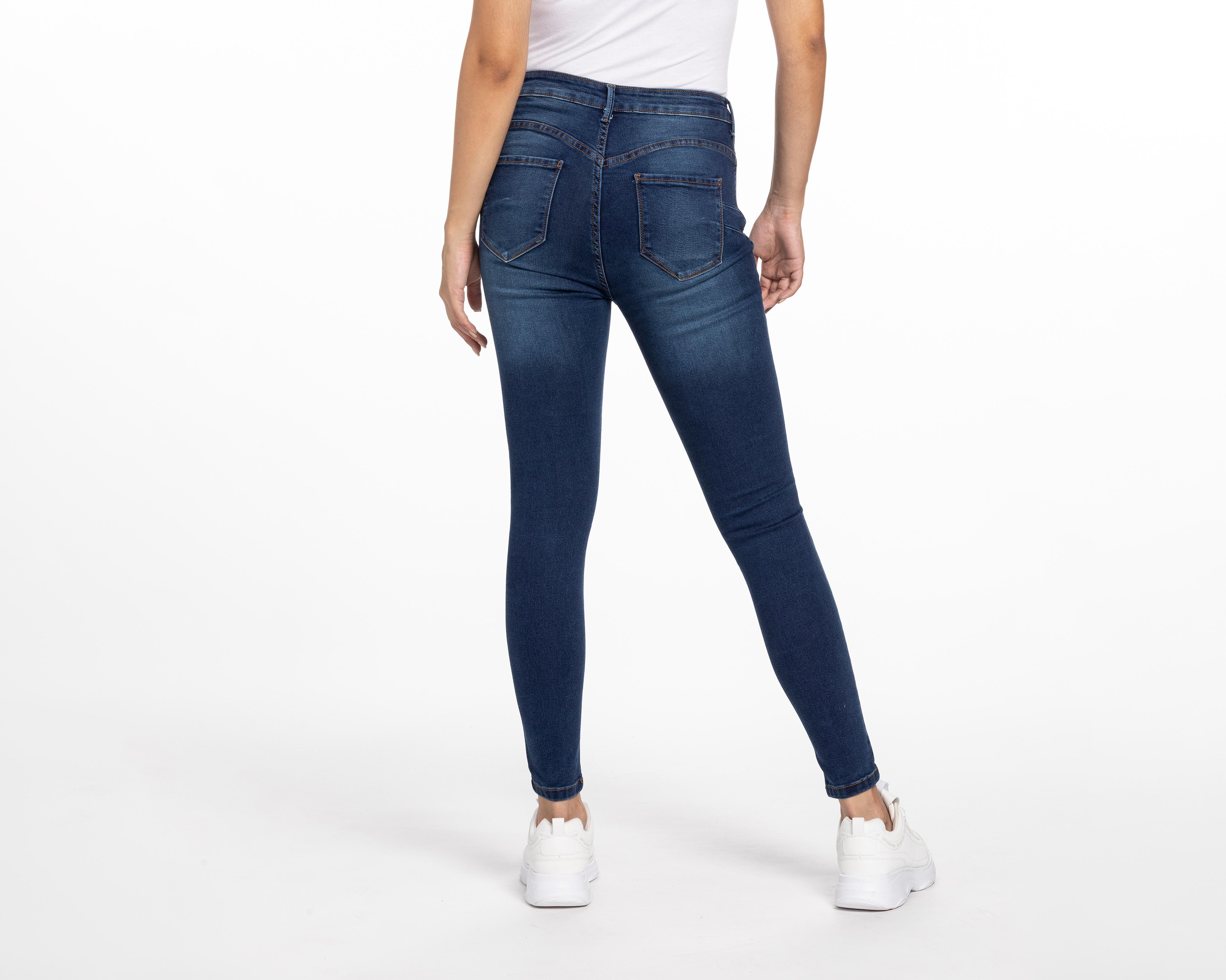 Foto 4 pulgar | Jeans Skinny Refill para Mujer