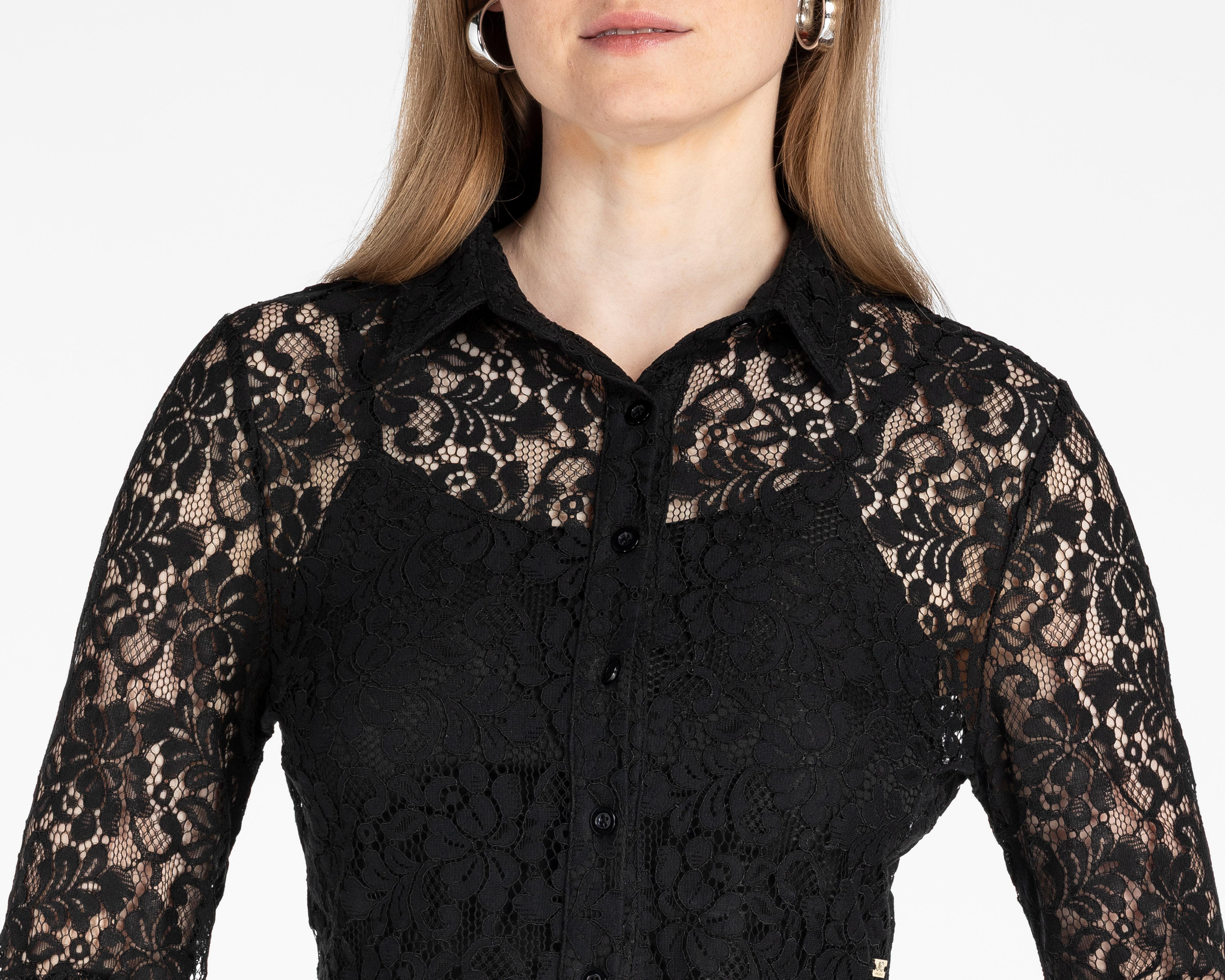 Foto 5 pulgar | Blusa de Encaje Jennifer Lopez para Mujer