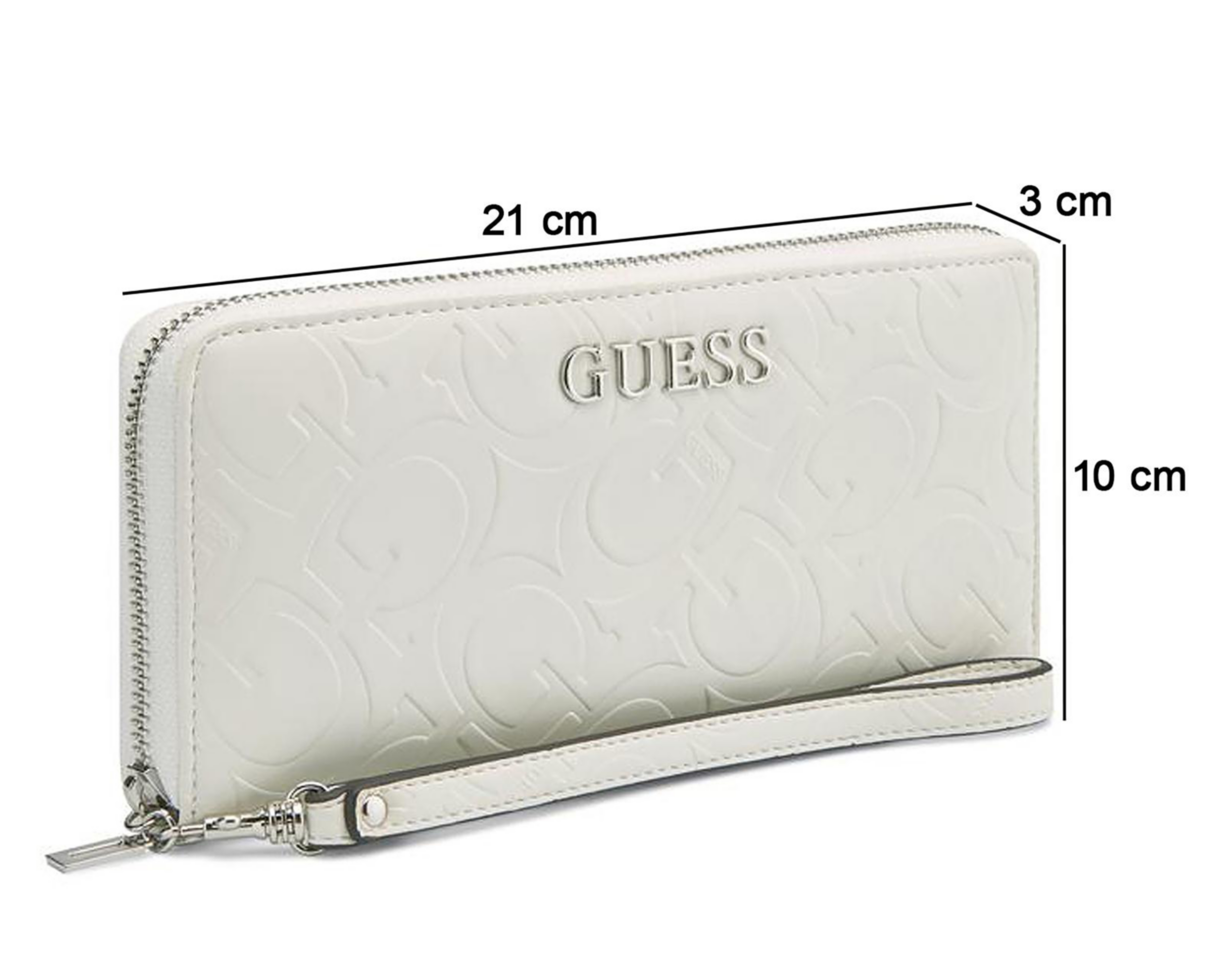 Foto 6 pulgar | Cartera para Mujer Guess Blanca