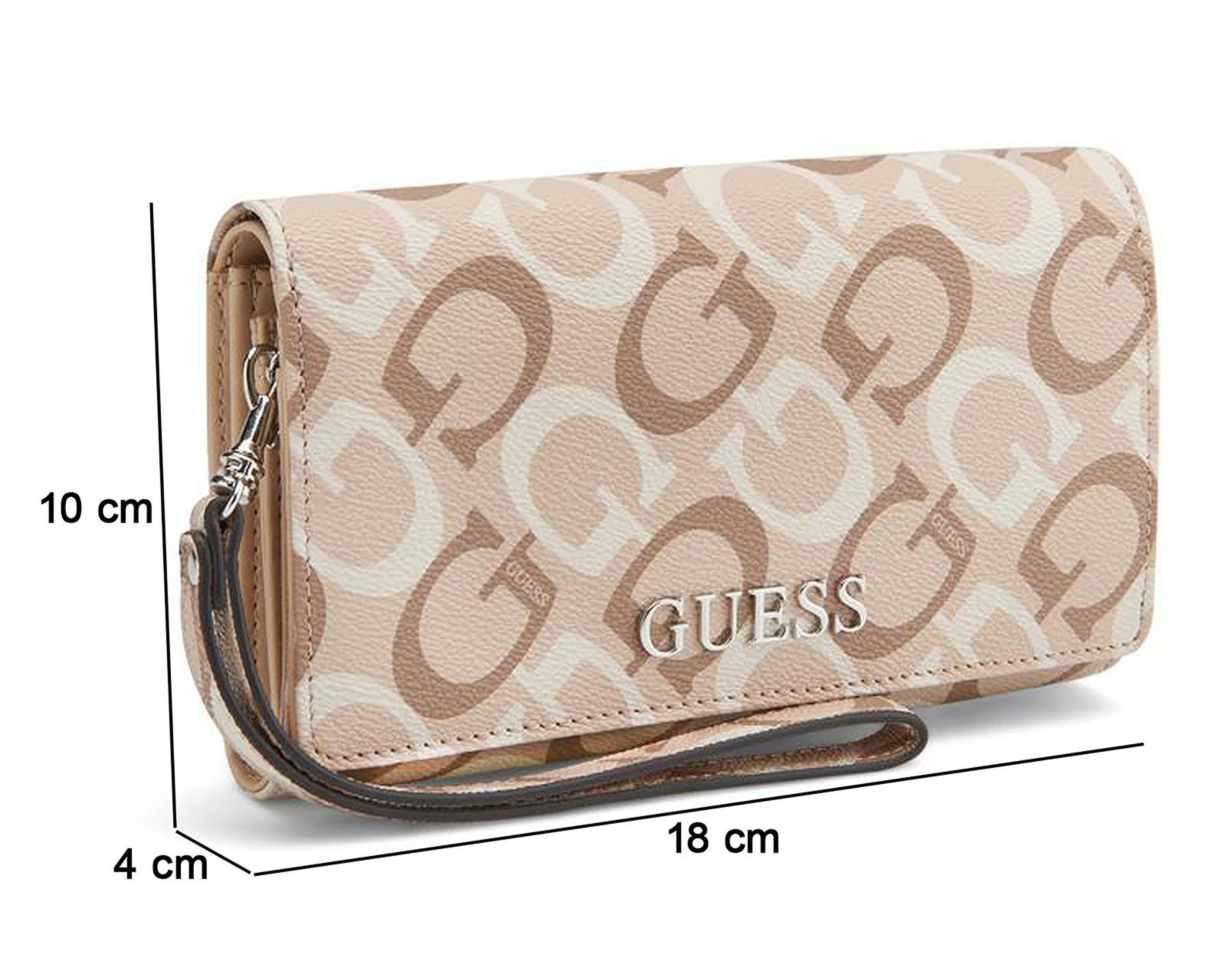 Foto 6 pulgar | Cartera para Mujer Guess Café