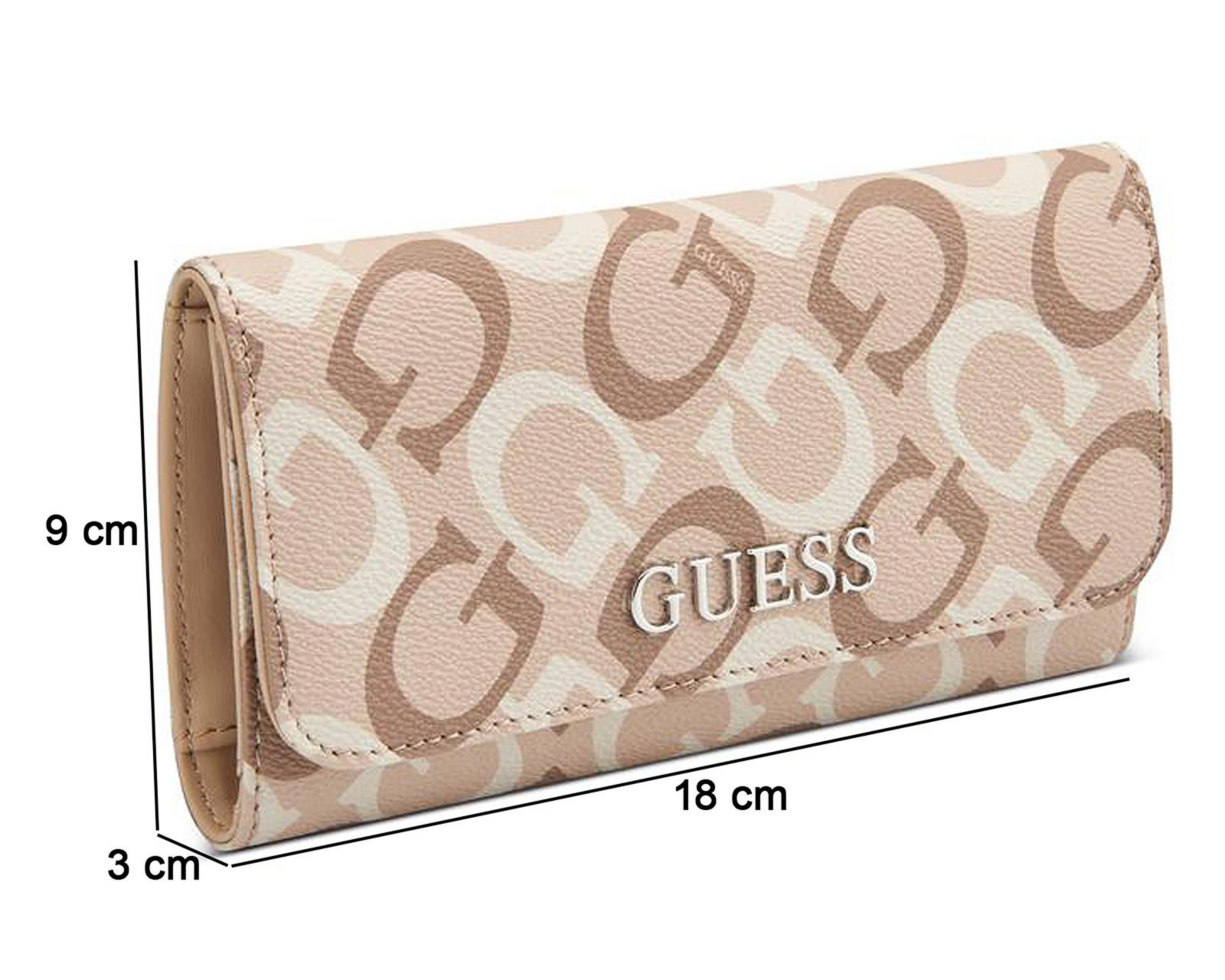 Foto 6 pulgar | Cartera para Mujer Guess Café