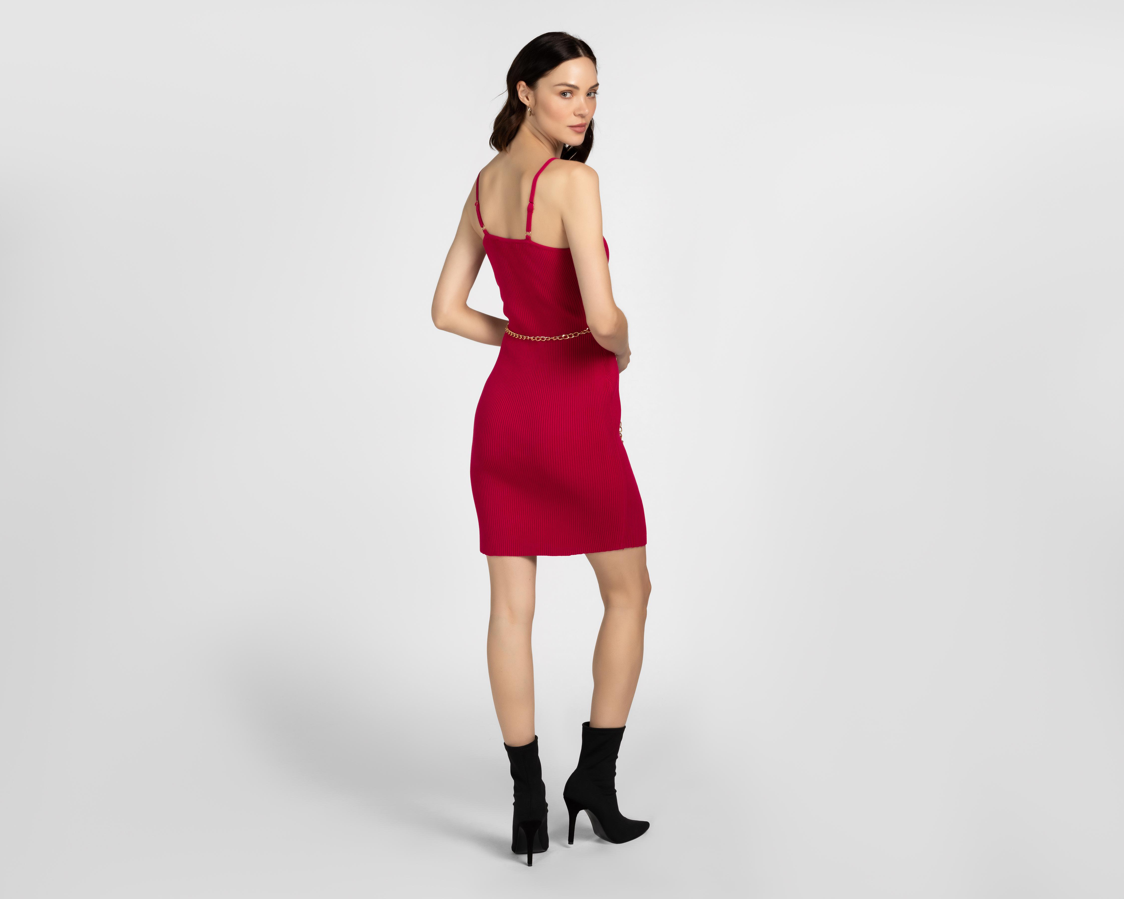 Foto 4 pulgar | Vestido Casual Bebe de Tirantes para Mujer