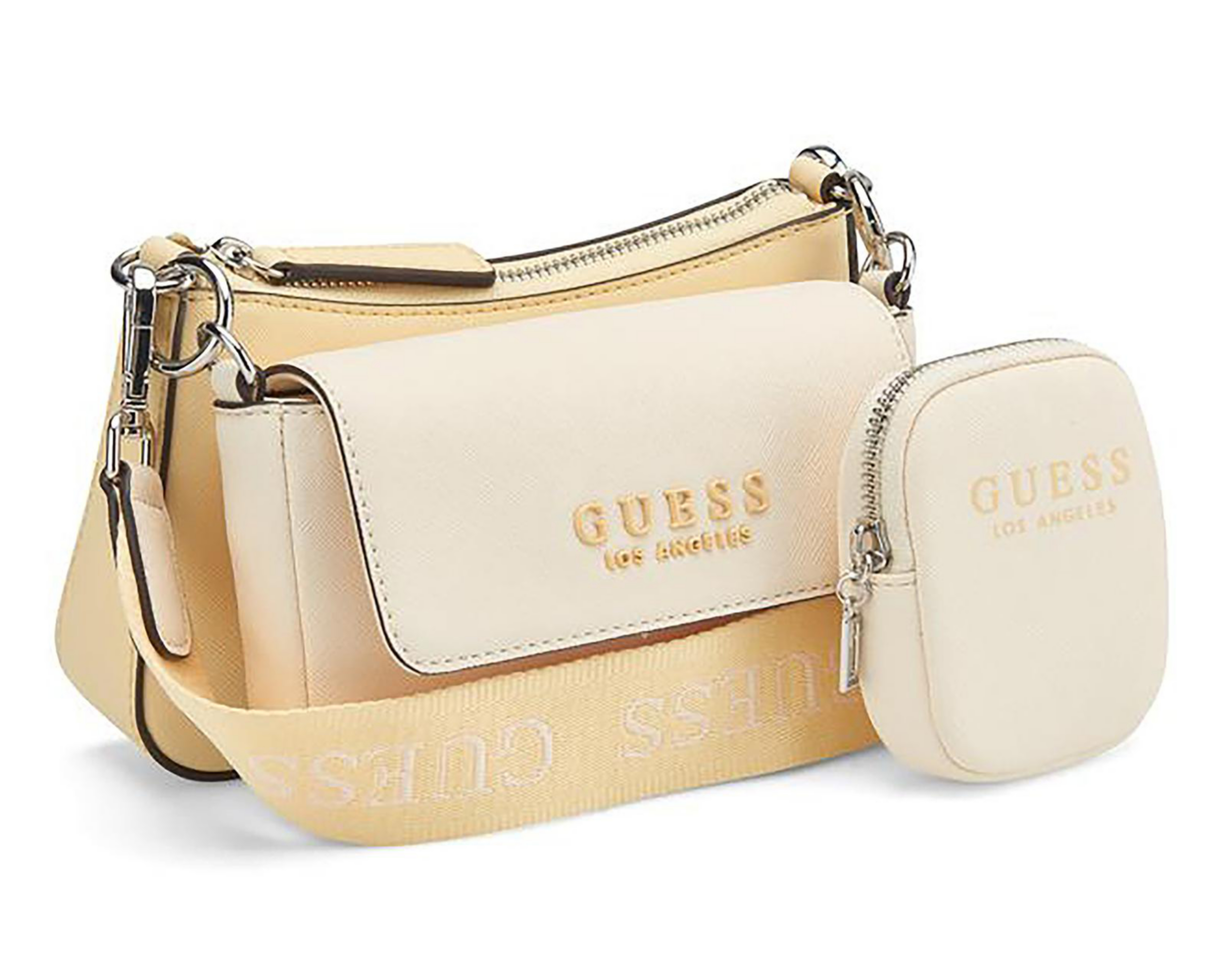 Foto 3 pulgar | Bolsa Cruzada Guess Abbie con Monedero