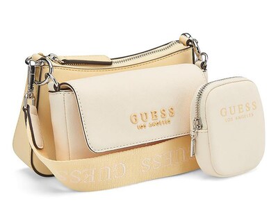Foto 2 | Bolsa Cruzada Guess Abbie con Monedero