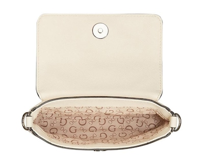 Foto 4 | Bolsa Cruzada Guess Abbie con Monedero