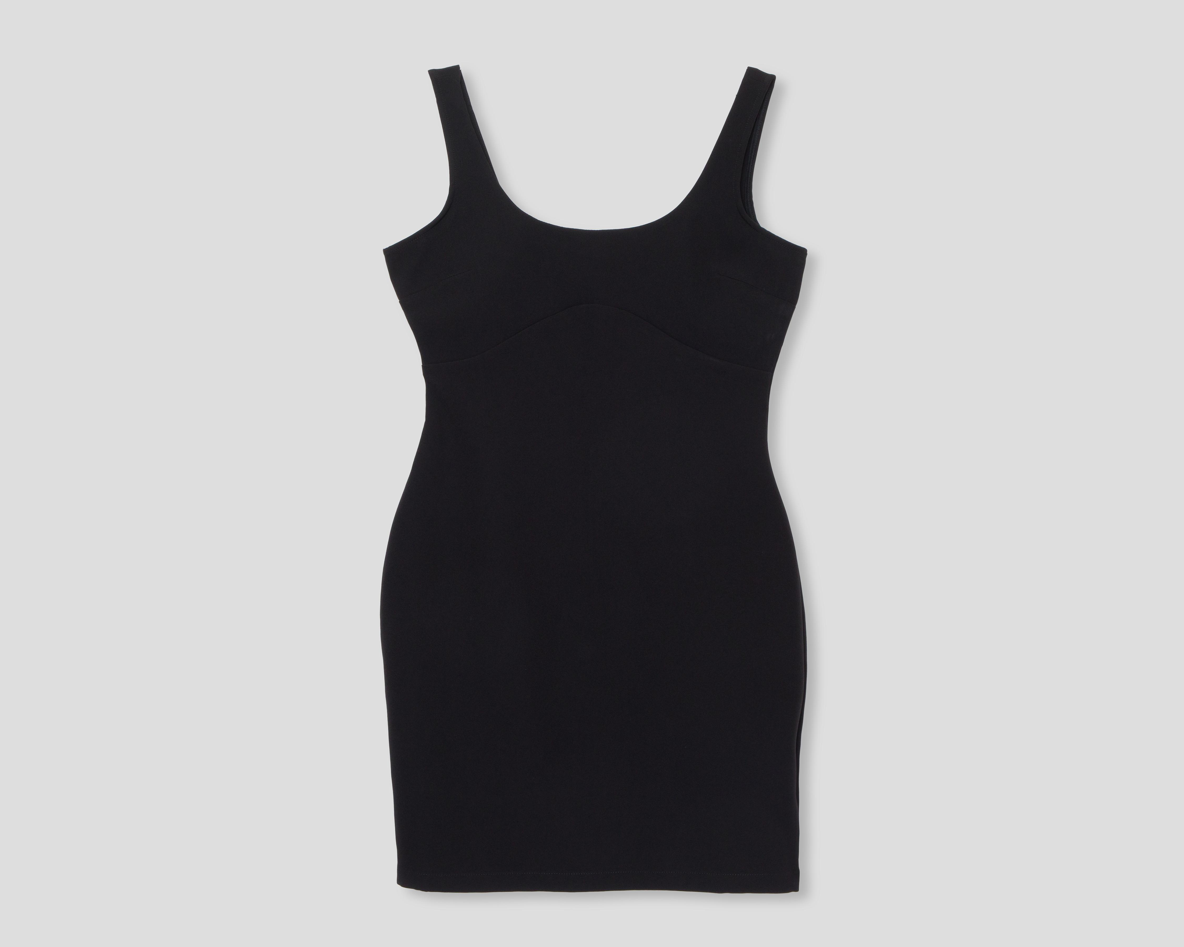 Foto 2 pulgar | Vestido de Fiesta Strona Negro de Tirantes Corto para Mujer
