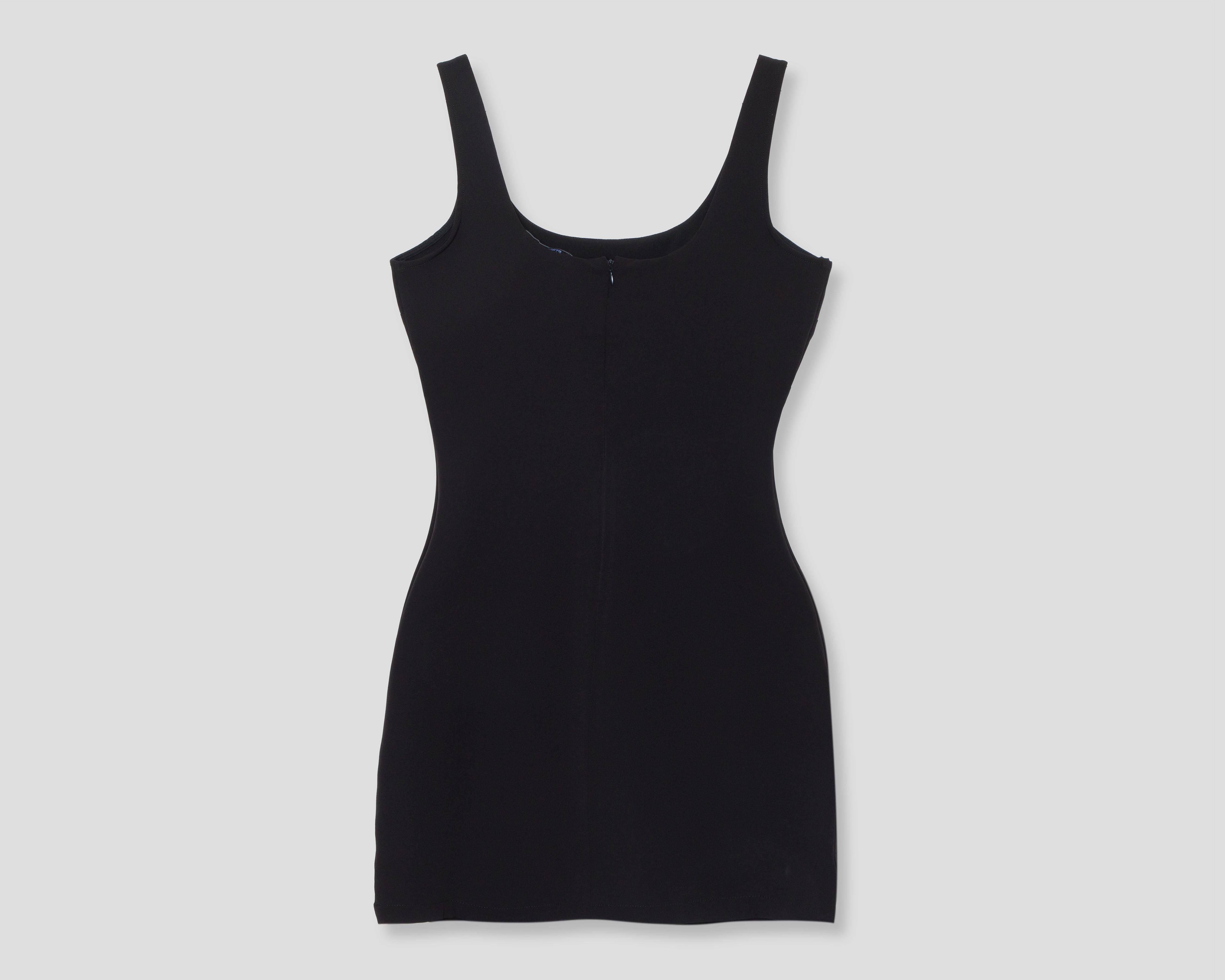 Foto 3 pulgar | Vestido de Fiesta Strona Negro de Tirantes Corto para Mujer