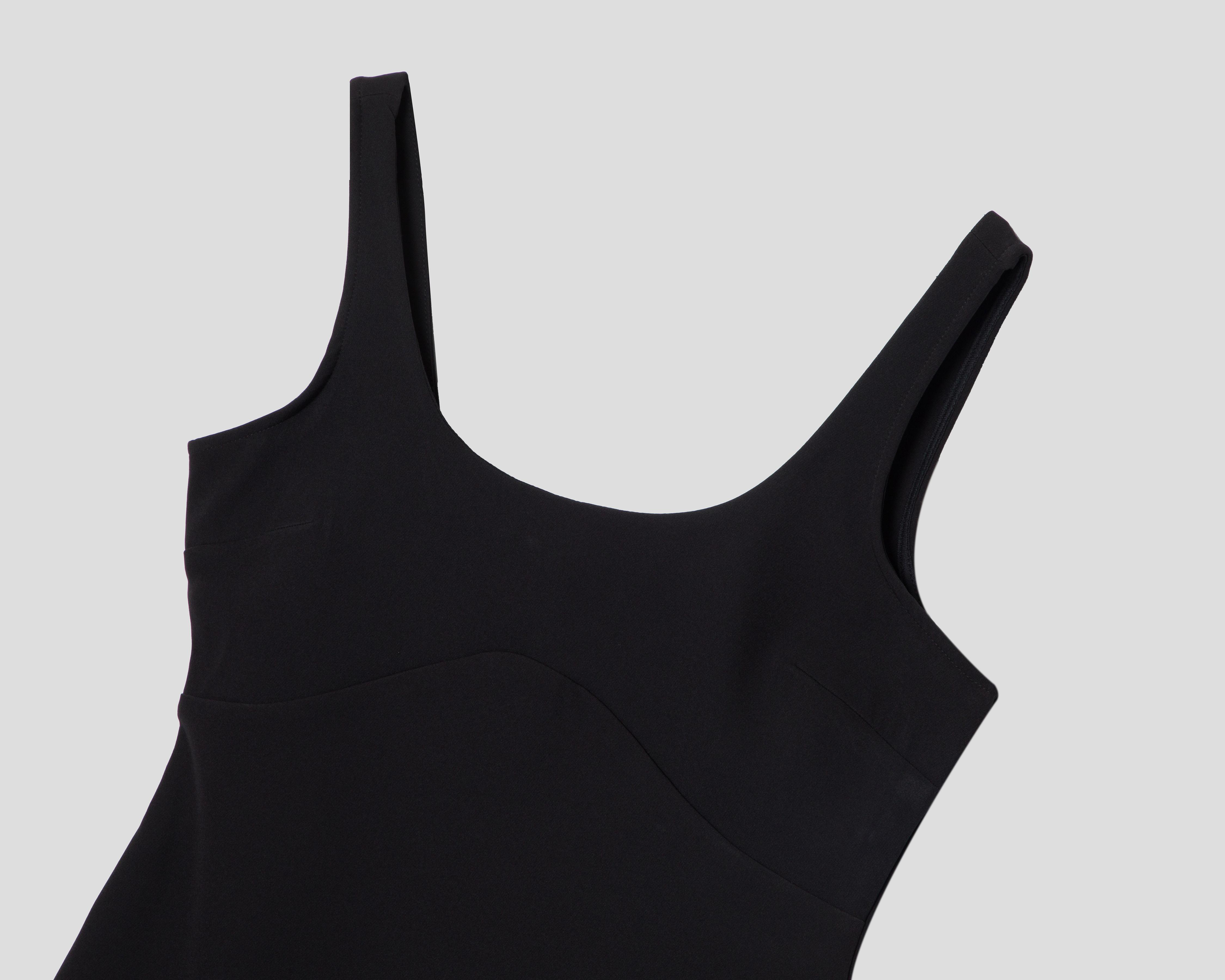 Foto 4 pulgar | Vestido de Fiesta Strona Negro de Tirantes Corto para Mujer