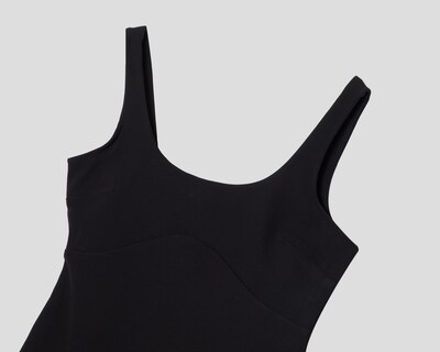 Foto 3 | Vestido de Fiesta Strona Negro de Tirantes Corto para Mujer