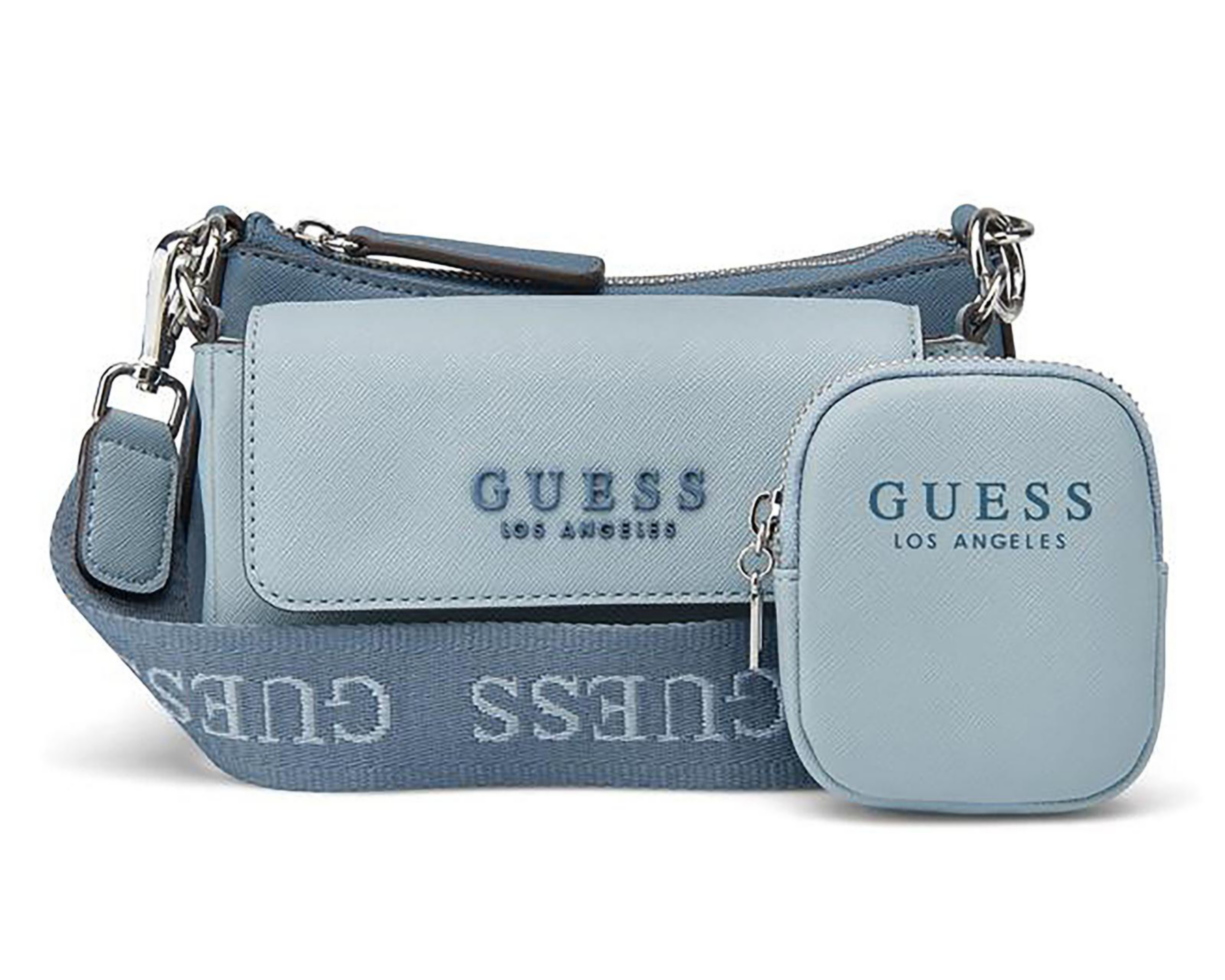 Foto 2 pulgar | Bolsa Cruzada Guess Abbie con Monedero