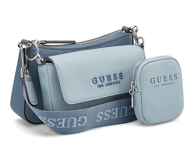 Foto 2 | Bolsa Cruzada Guess Abbie con Monedero