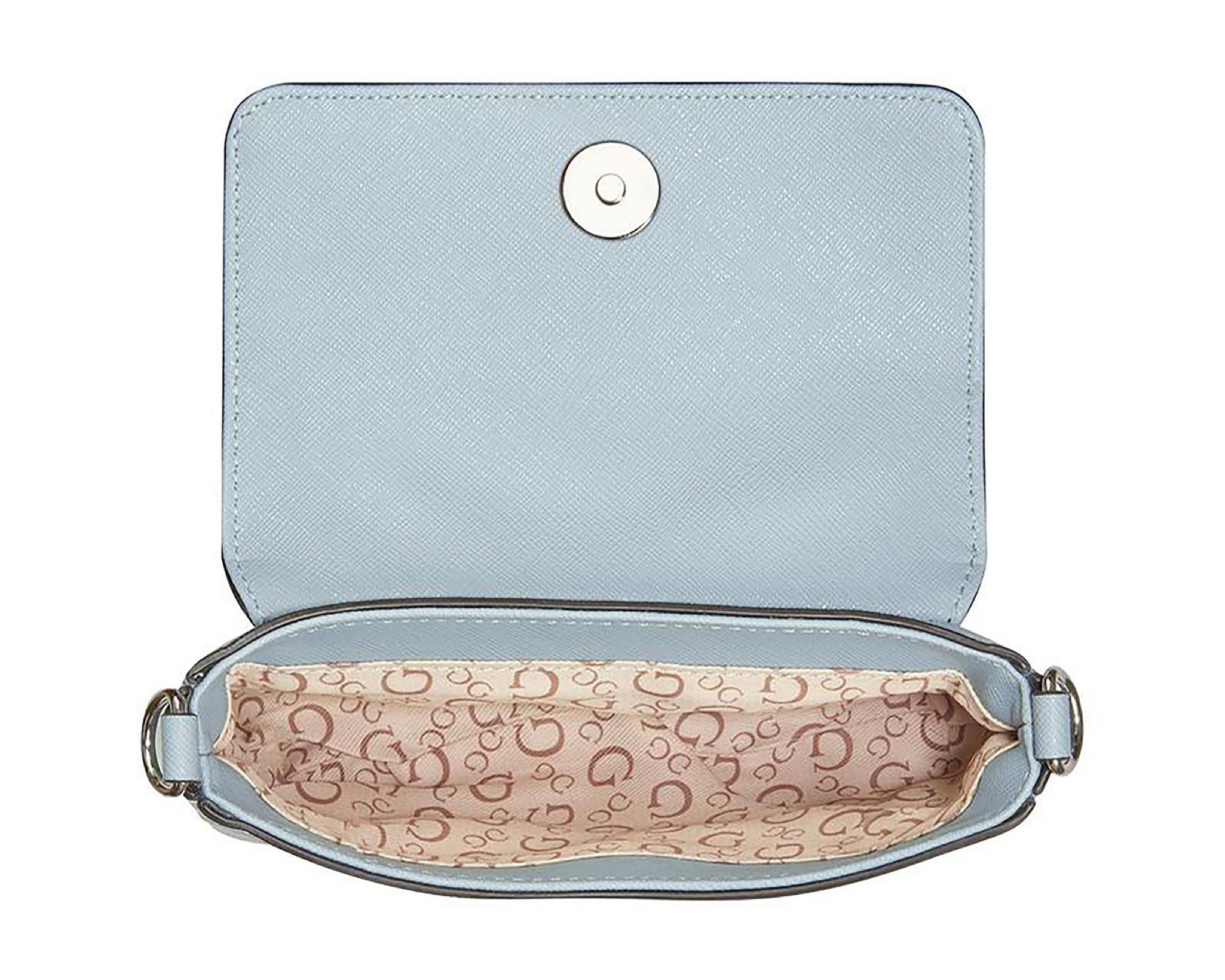Foto 4 | Bolsa Cruzada Guess Abbie con Monedero