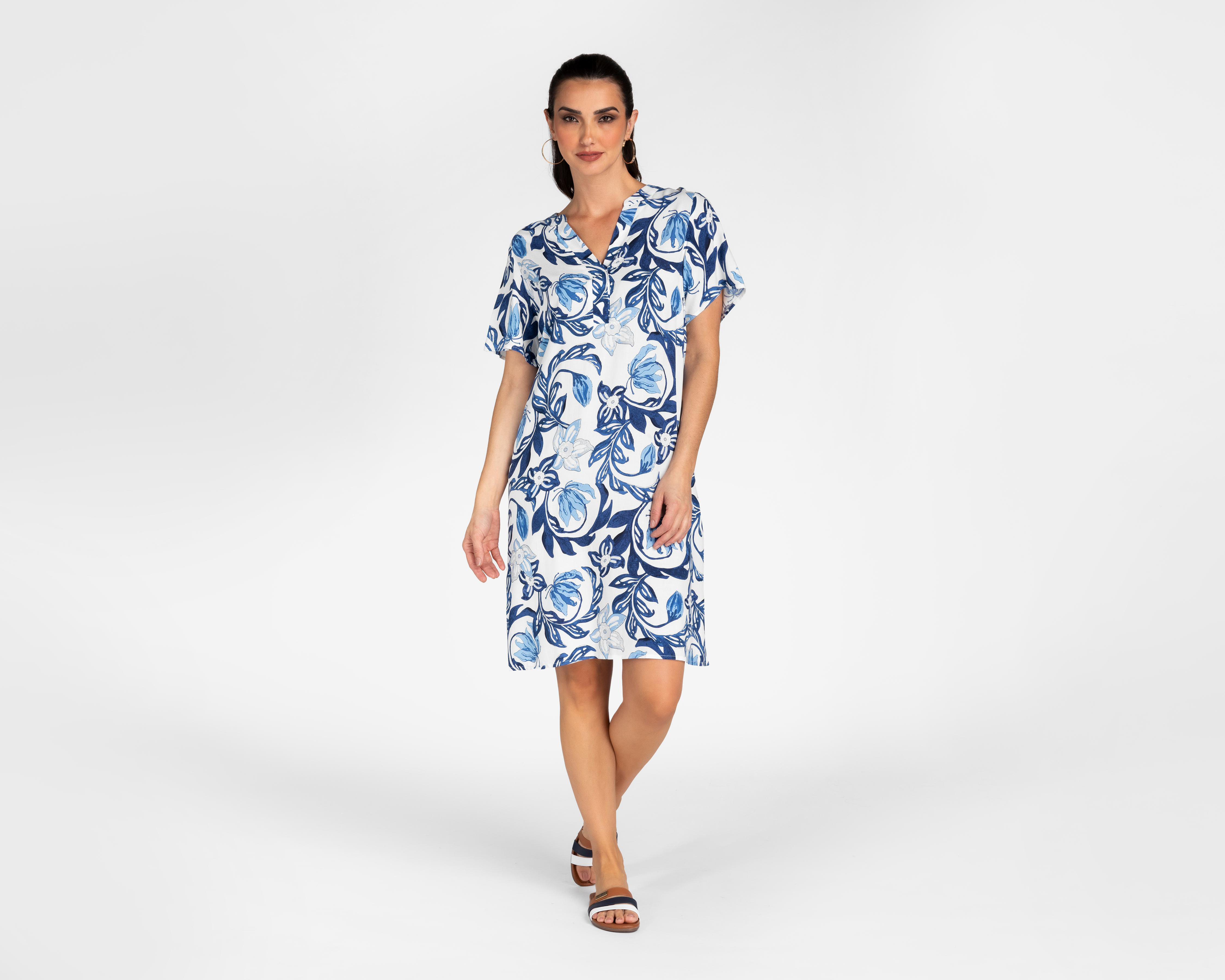 Vestido Casual Lady Sun Manga Corta $279