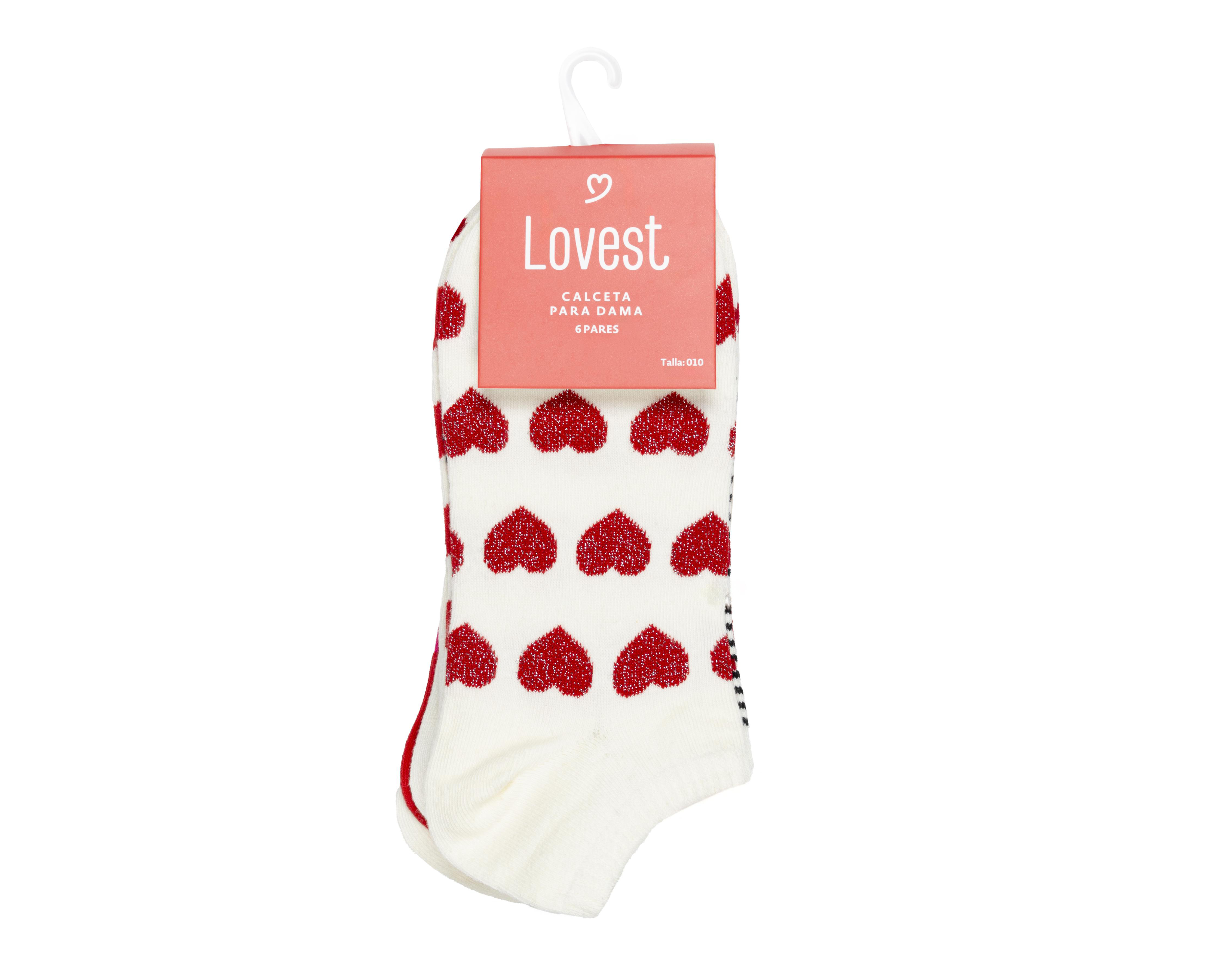 Foto 3 | Calcetas Lovest para Mujer 6 Pares