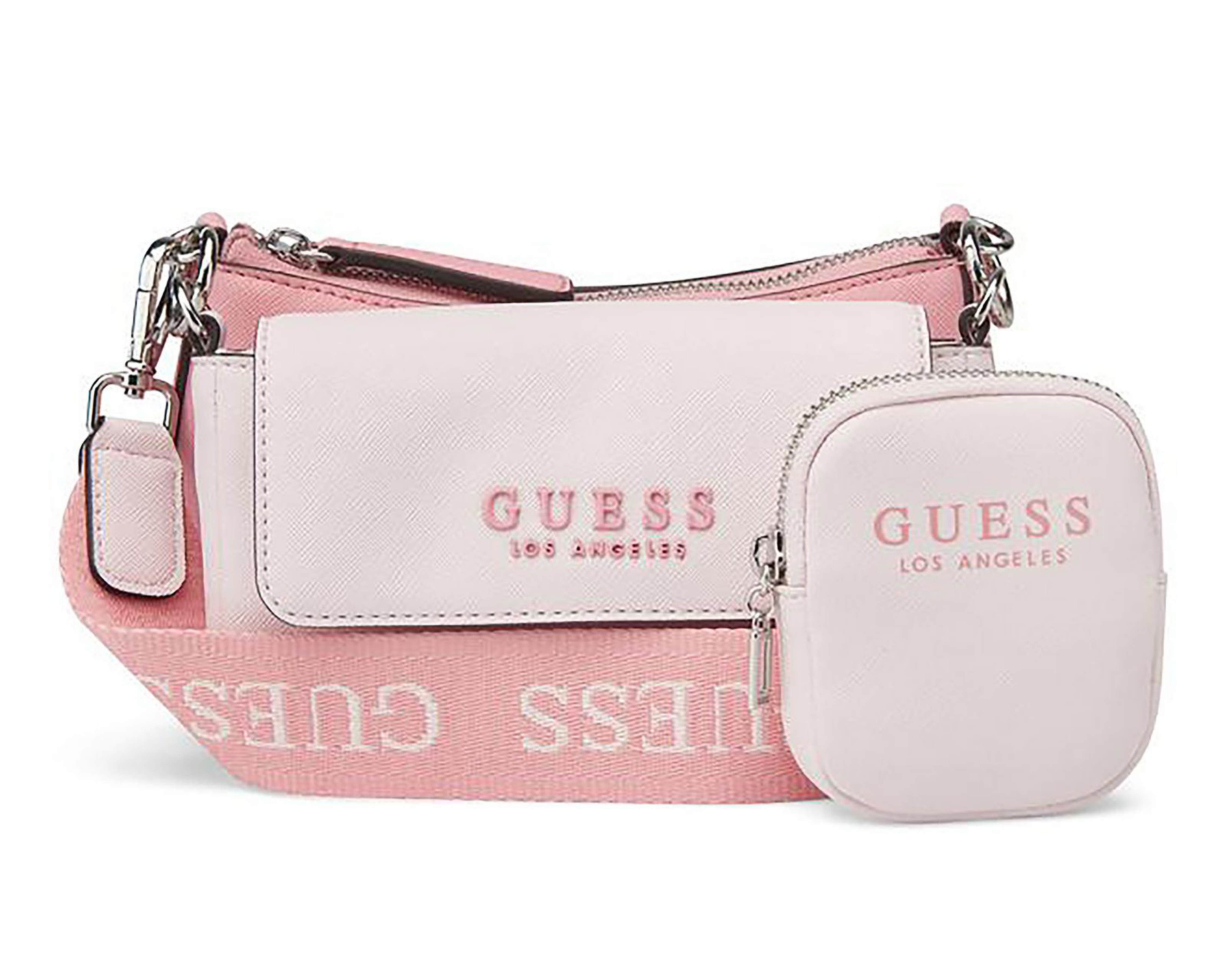 Foto 2 pulgar | Bolsa Cruzada Guess Abbie con Monedero