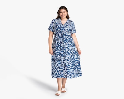 Foto 1 | Vestido Casual Lady Sun Midi Azul para Mujer