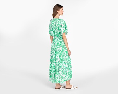 Foto 3 | Vestido Lady Sun Casual Verde Floral para Mujer