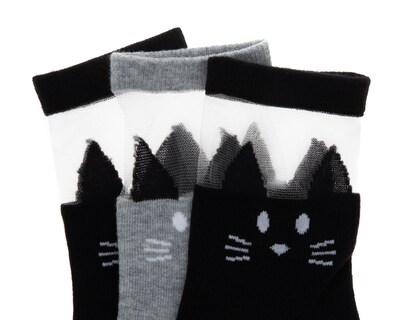 Foto 2 | Calcetas Tobilleras Lovest para Mujer 3 Pares