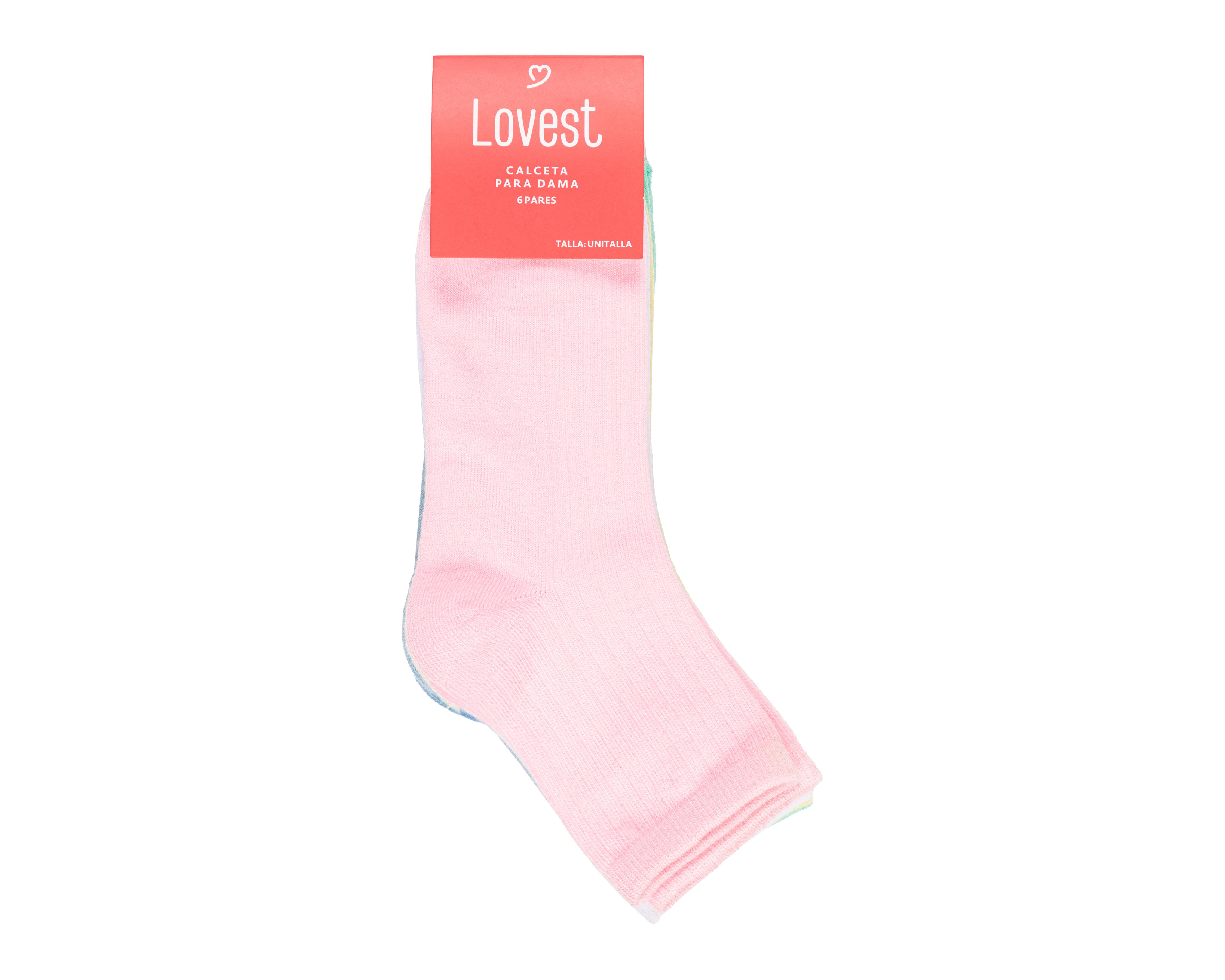 Foto 3 | Calcetas Lovest para Mujer 6 Pares