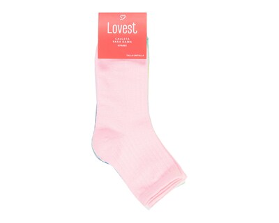 Foto 3 | Calcetas Lovest para Mujer 6 Pares