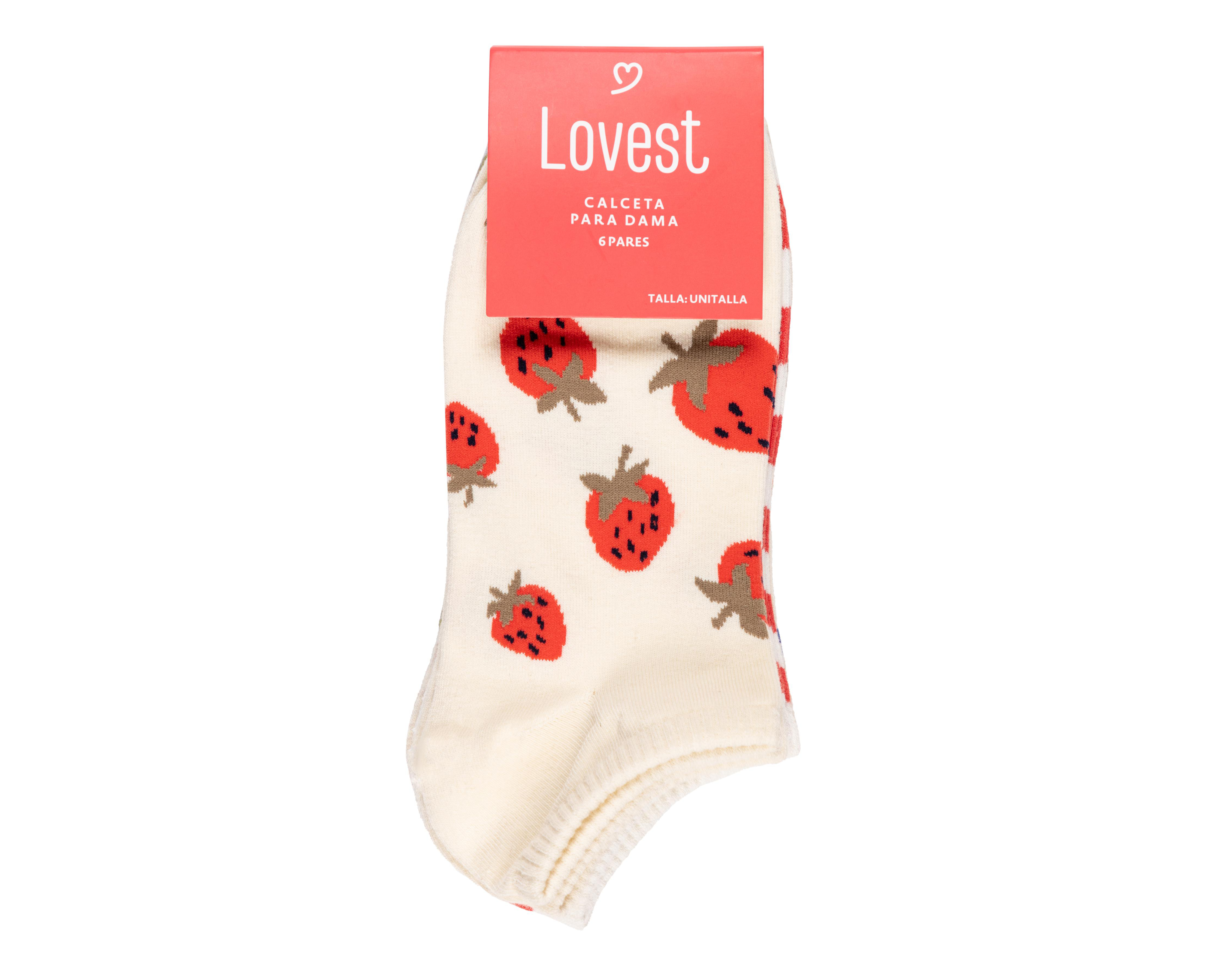 Foto 3 | Calcetas Lovest para Mujer 6 Pares